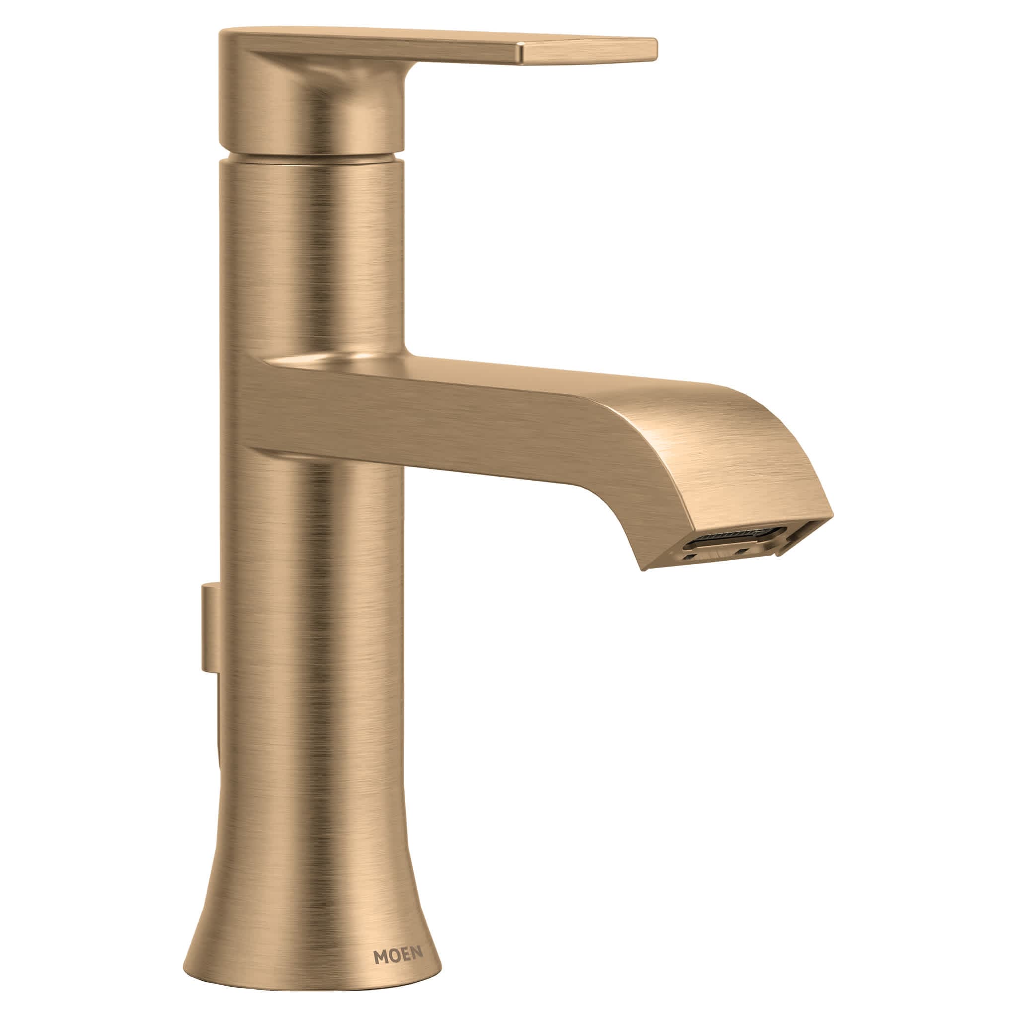 Moen Genta LX One-Handle High Arc Bathroom Faucet in Bronzed Gold