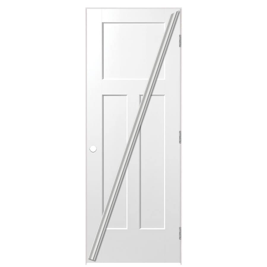 Masonite Classics 24-in X 80-in (Primed) Hollow Core Primed Molded ...