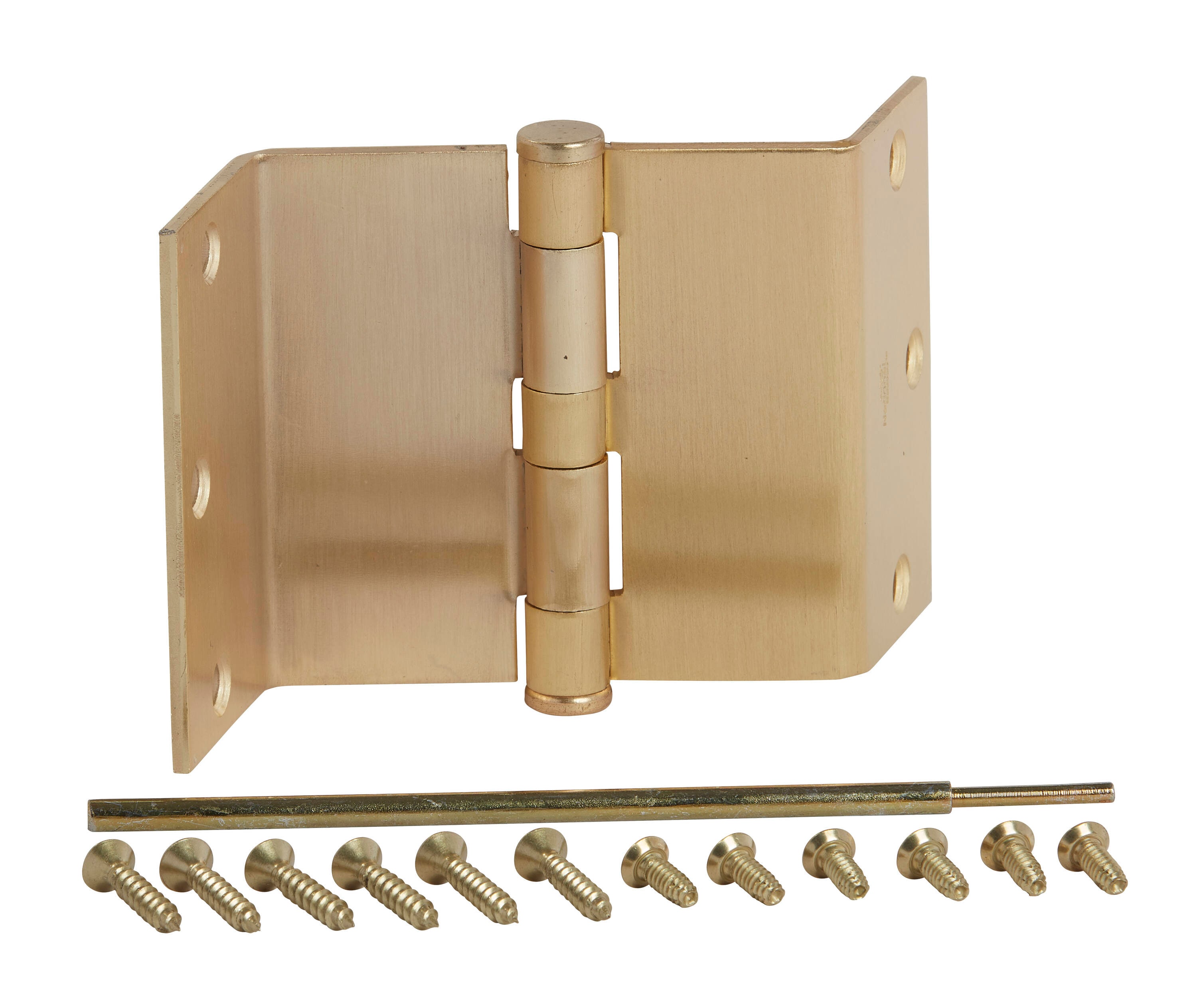 National Hardware 3-1/2-in H Gold Mortise Exterior Door Hinge in