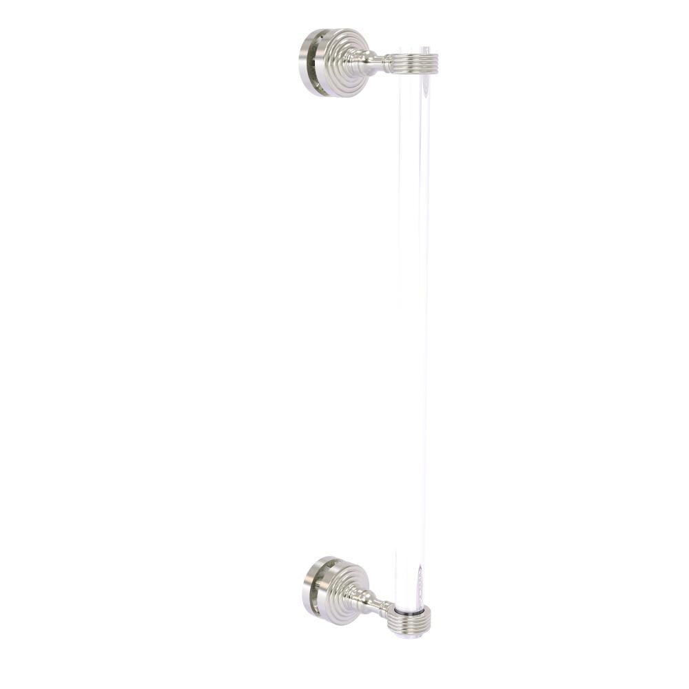 Allied Brass PG-407G-18SM-SN Satin nickel 18-Inches Hinged shower door Handle