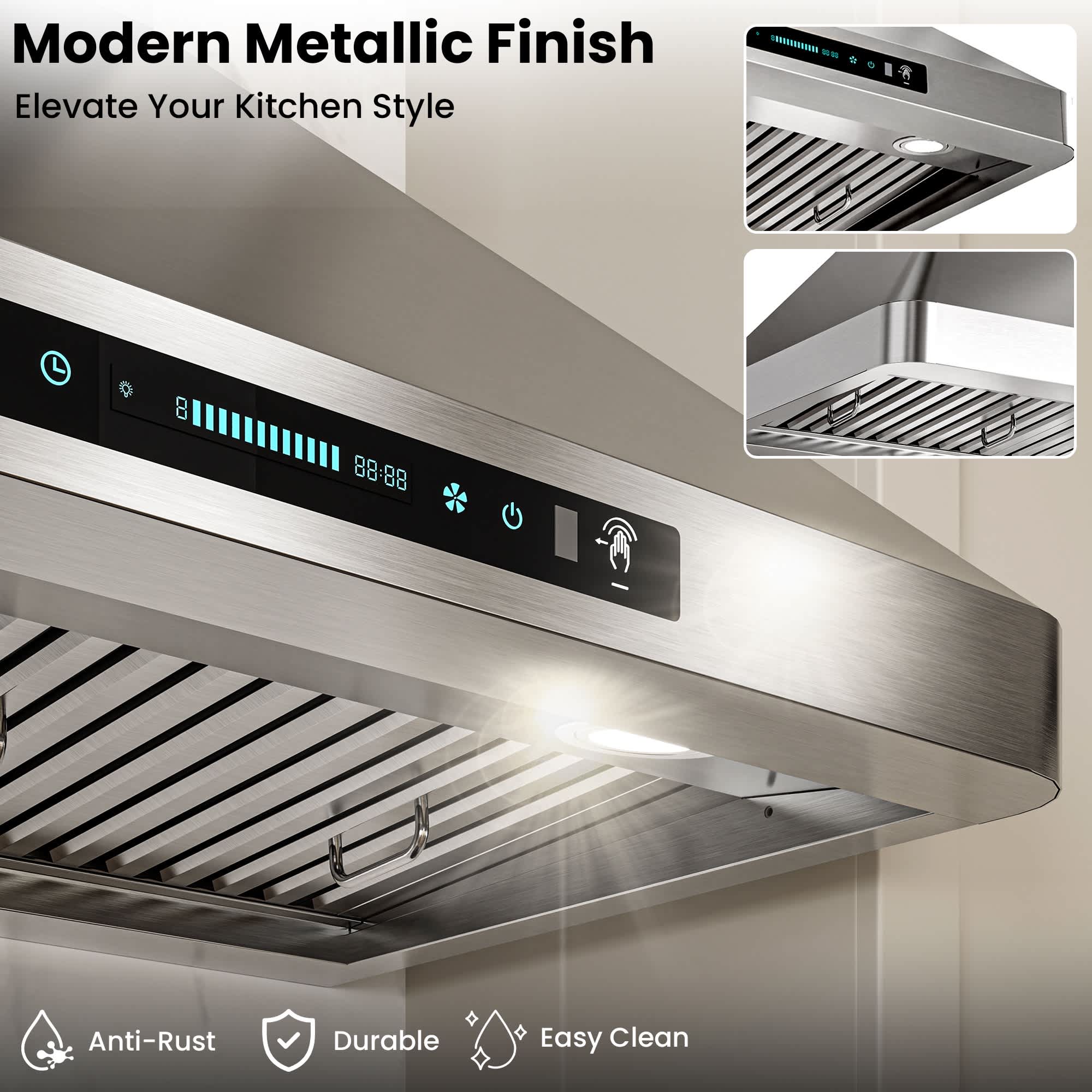 DIVAN DHP02-R-30-GC Wall-Mounted-Range-Hoods - View #10