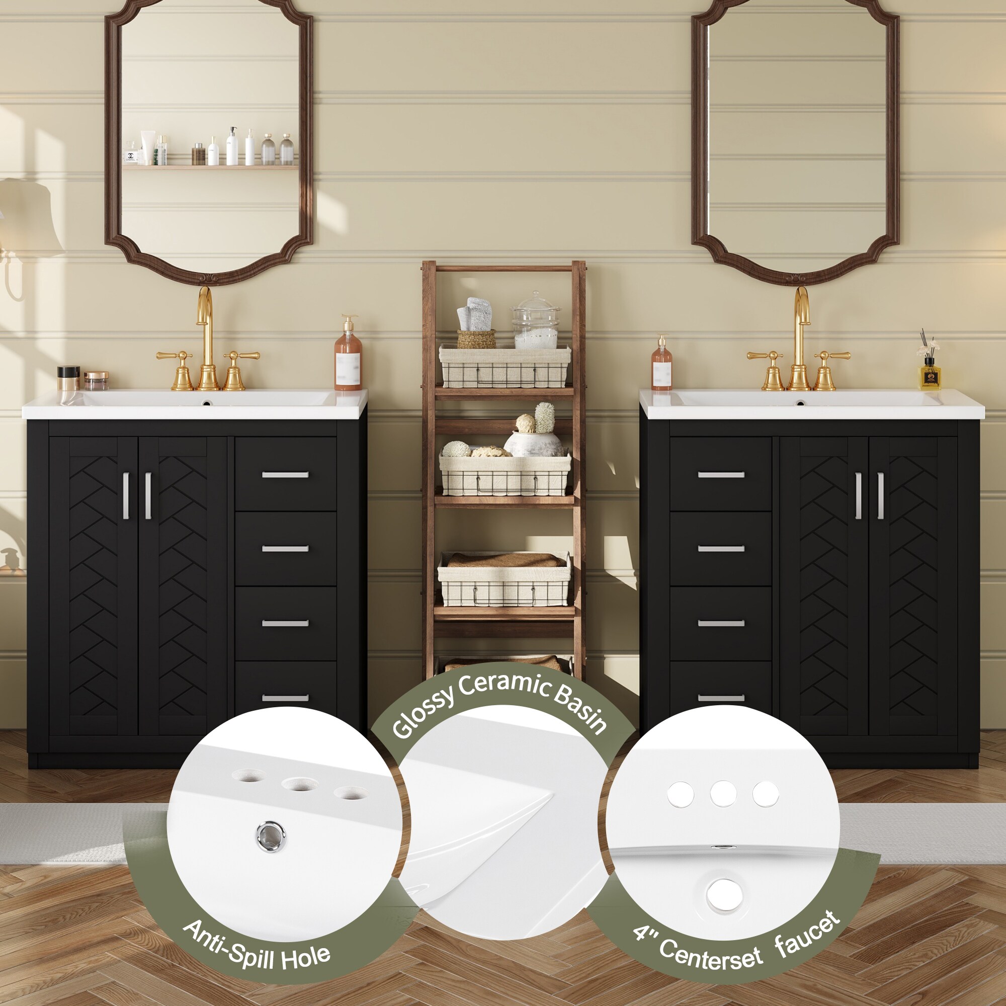 ModernLuxe L3P-N710SS00002B Bath-Vanity-Combo - View #5