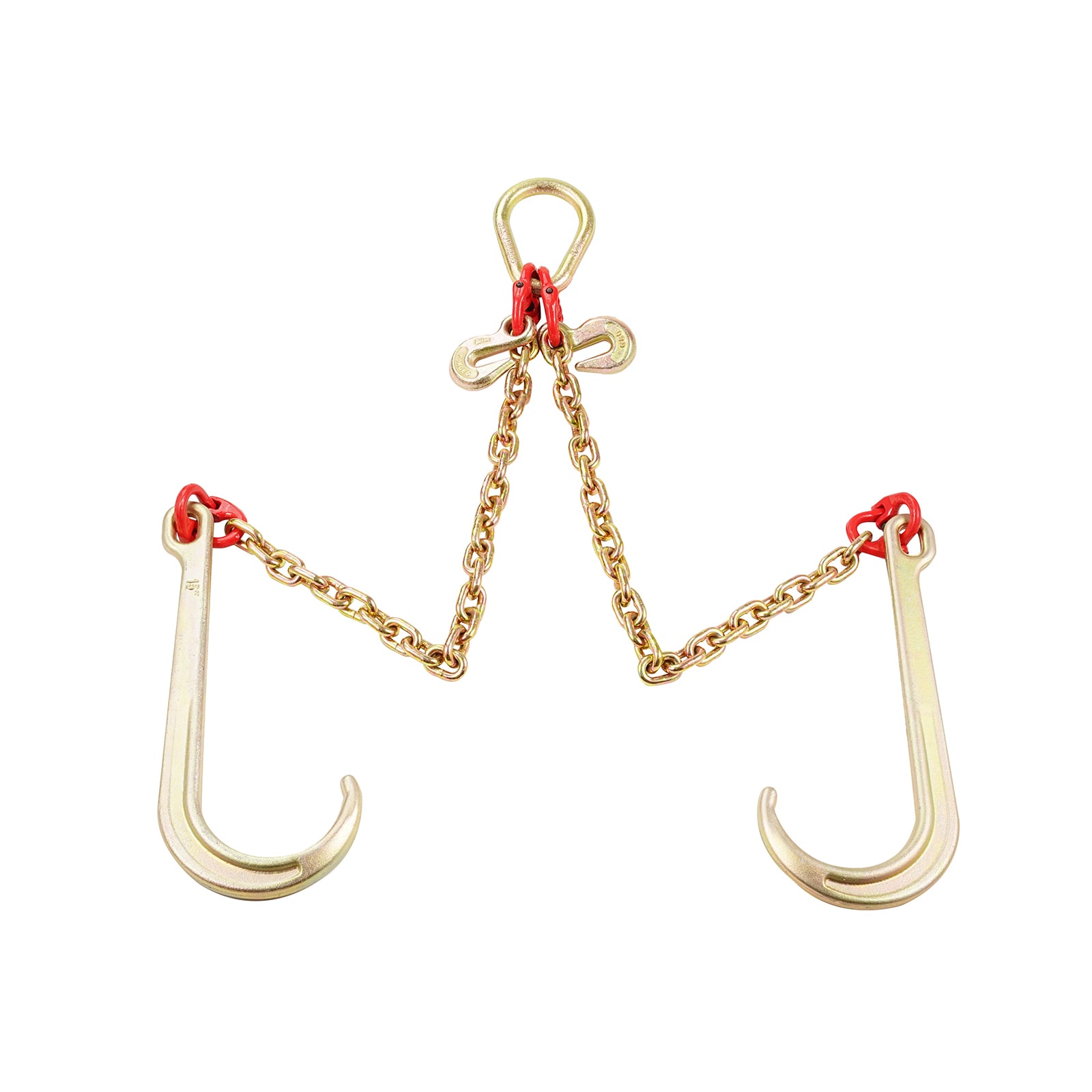 High-end 5/16" X 2' G70 Tow Chain J-Hooks V-Chain Flatbed Truck