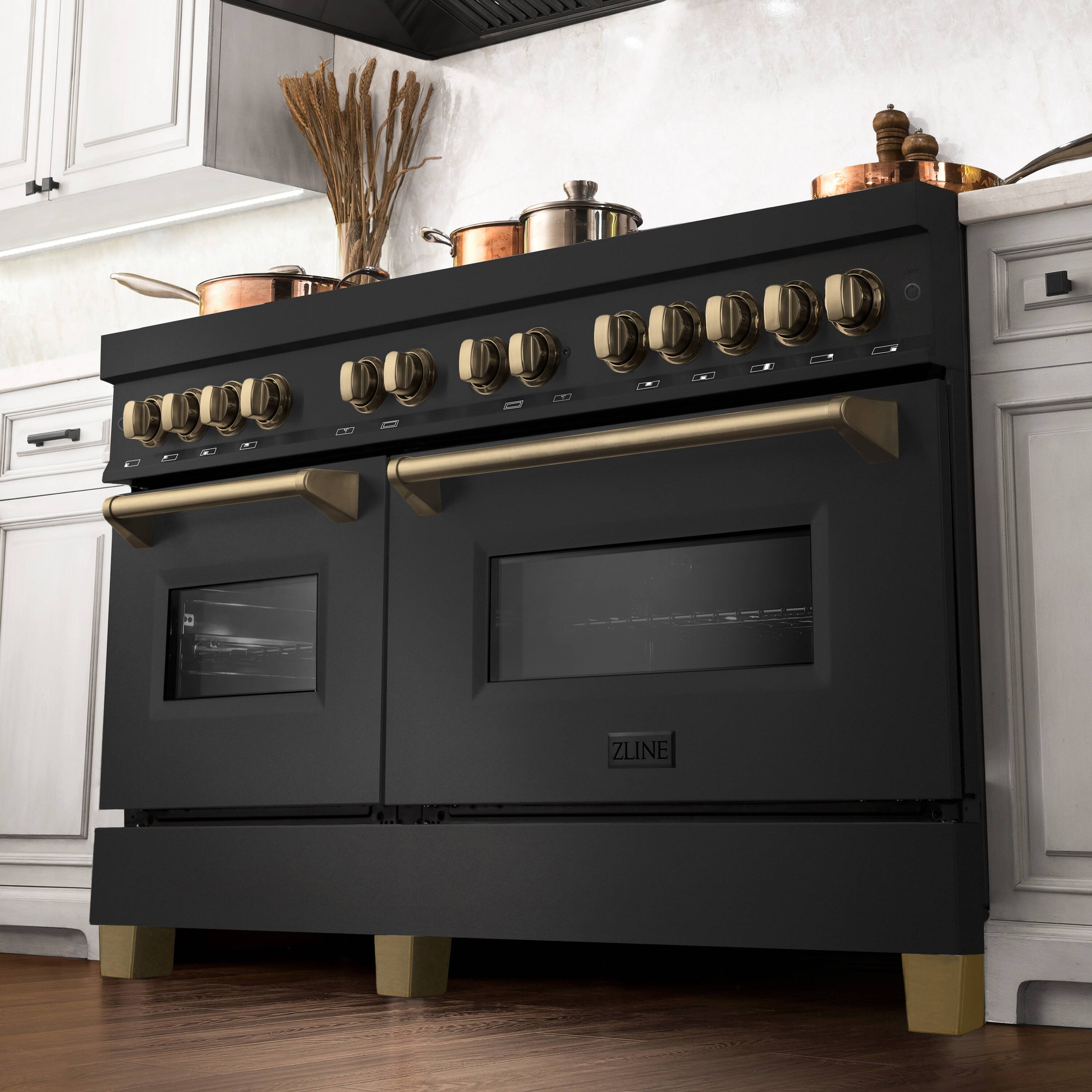 ZLINE KITCHEN & BATH RABZ-60-CB Double-Dual-Fuel-Ranges - View #6