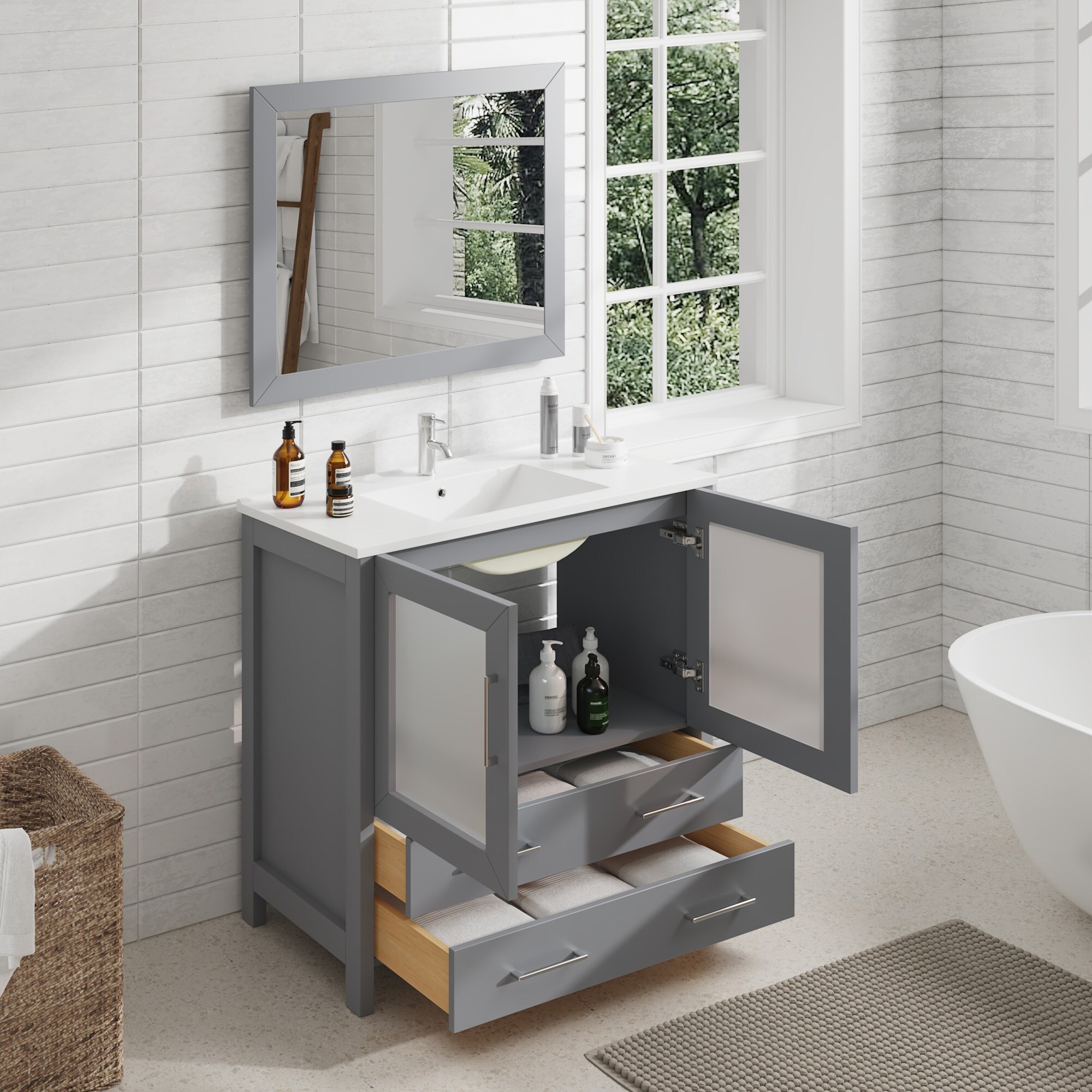 Vanity Art VA3036-G Bath-Vanity-Combo - View #3