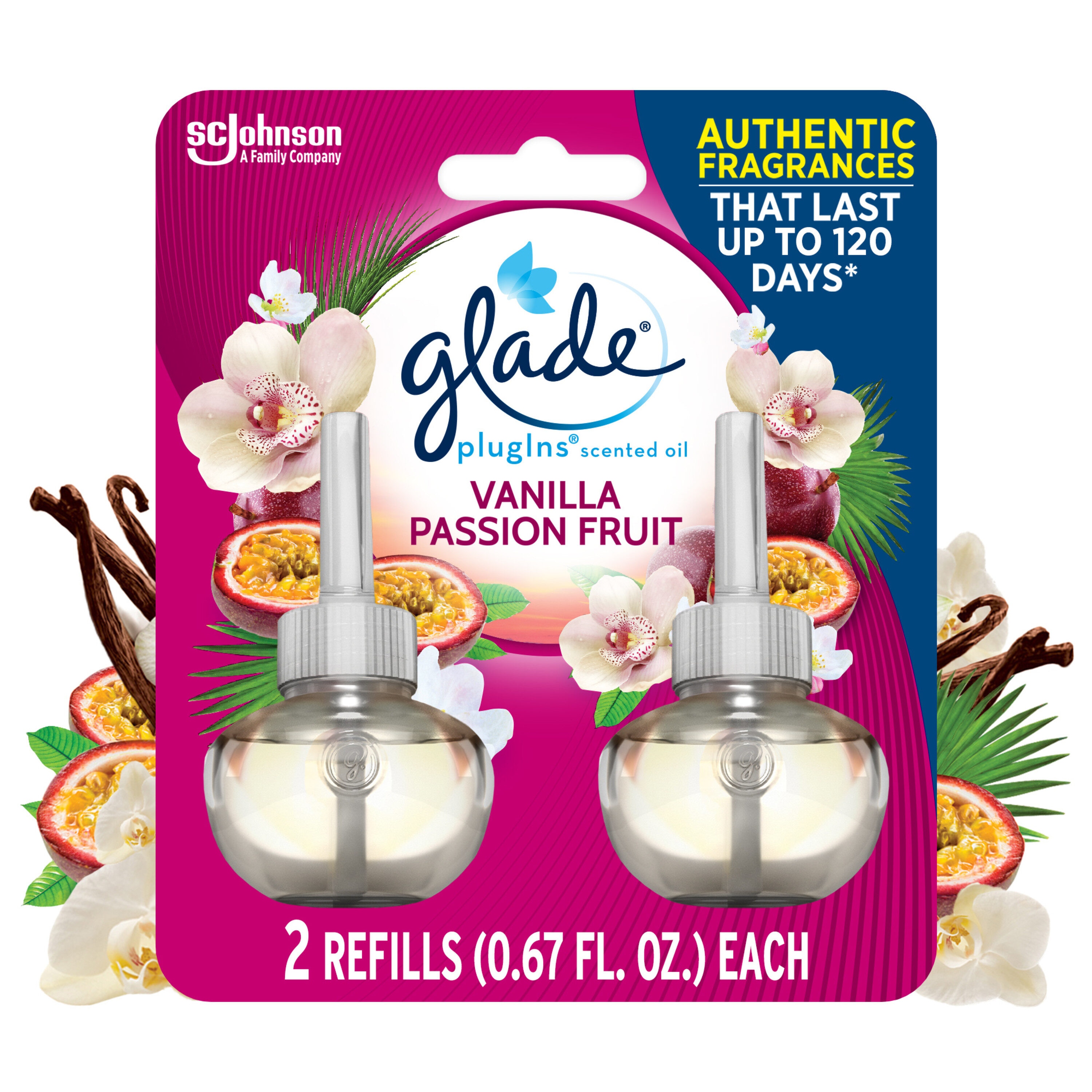 Glade Passion Fruit Vanilla Wax Melts