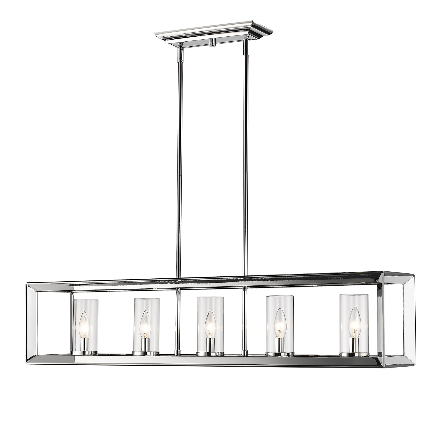 Golden Lighting 2074-LP CH-CLR Pendant-Lights - View #4
