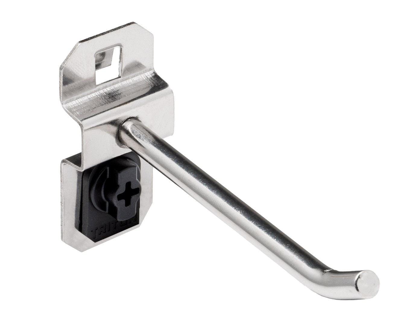 Triton Products 61323 Stainless Steel LocHook 3 -Piece Steel Pegboard hook in Stainless steel 2.1875-in W x 2.1875-in H