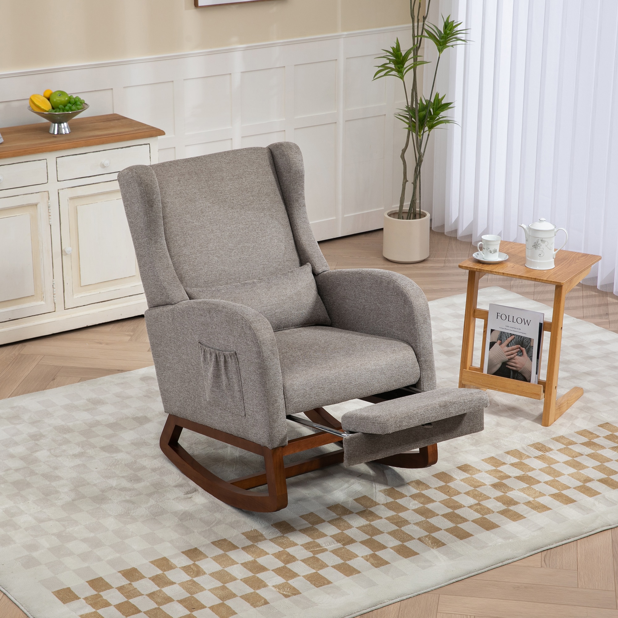 Aortzio HM-A5030-TAUPE chairs - View #6