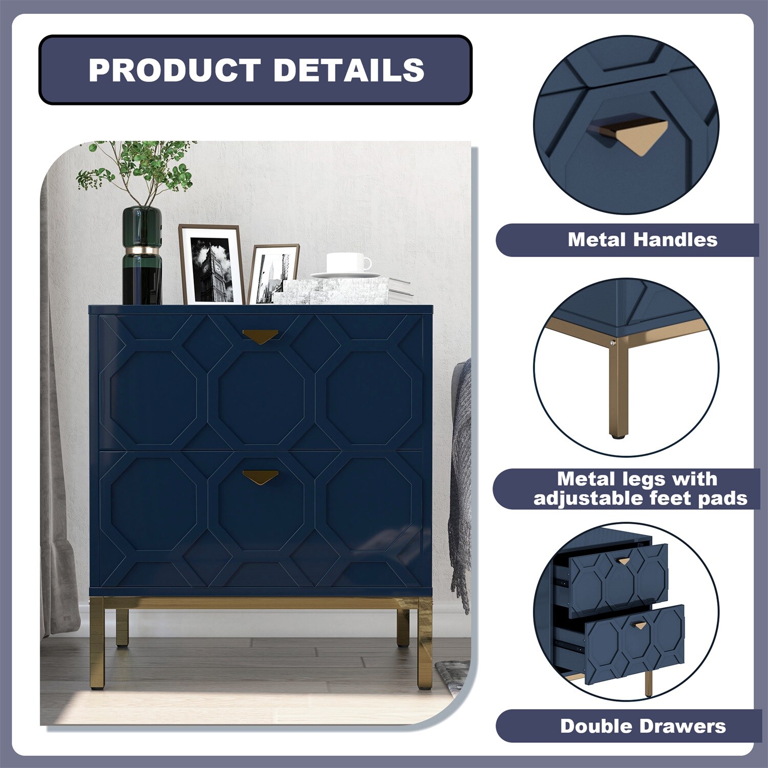 Mondawe MO-JH-009013-BL nightstands - View #3