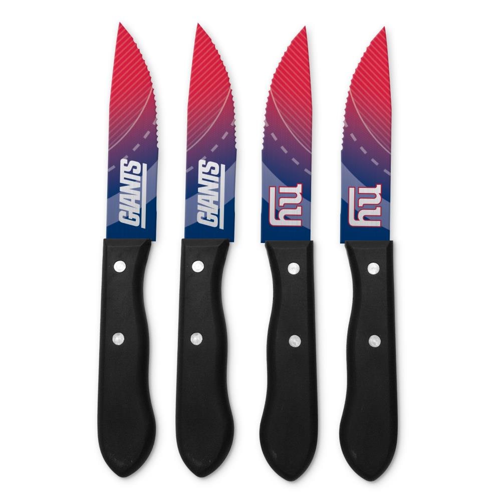The Sports Vault SKNFL21 New York Giants 4 -Piece Steak Knife