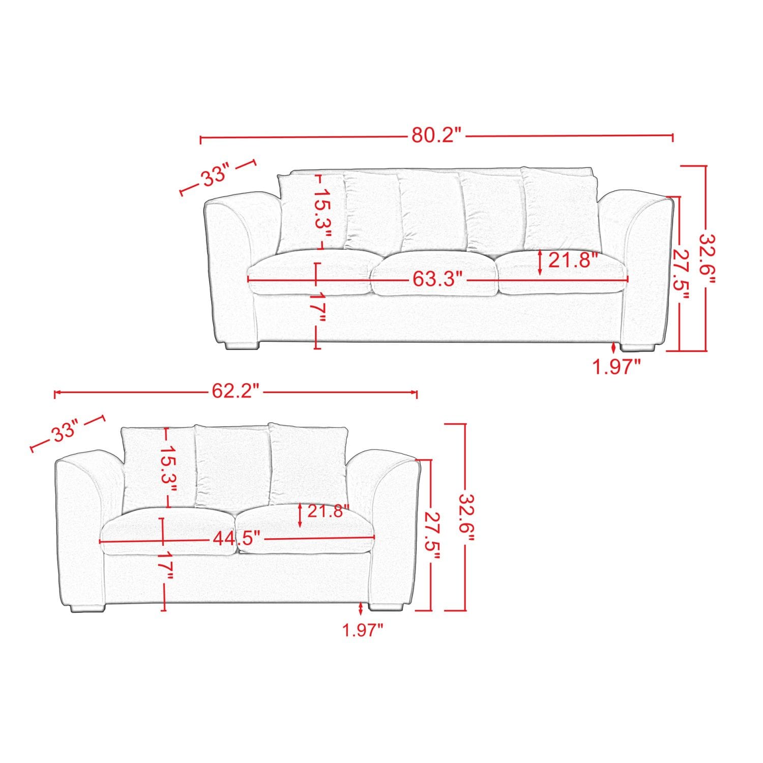 JASMODER W223S01567 Sofas-Loveseats - View #5