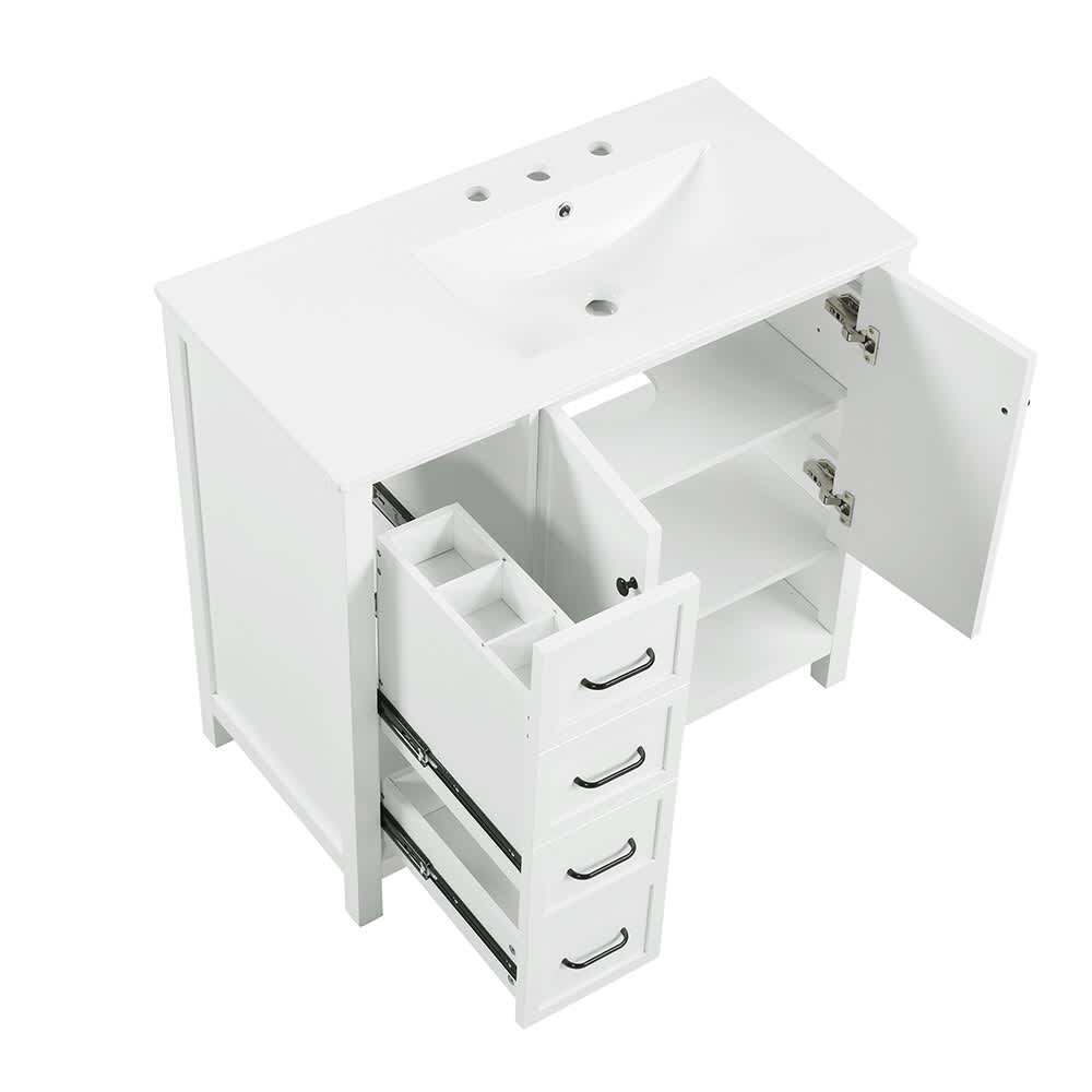 JUJABU ZJBVS-10 Bath-Vanity-Combo - View #4