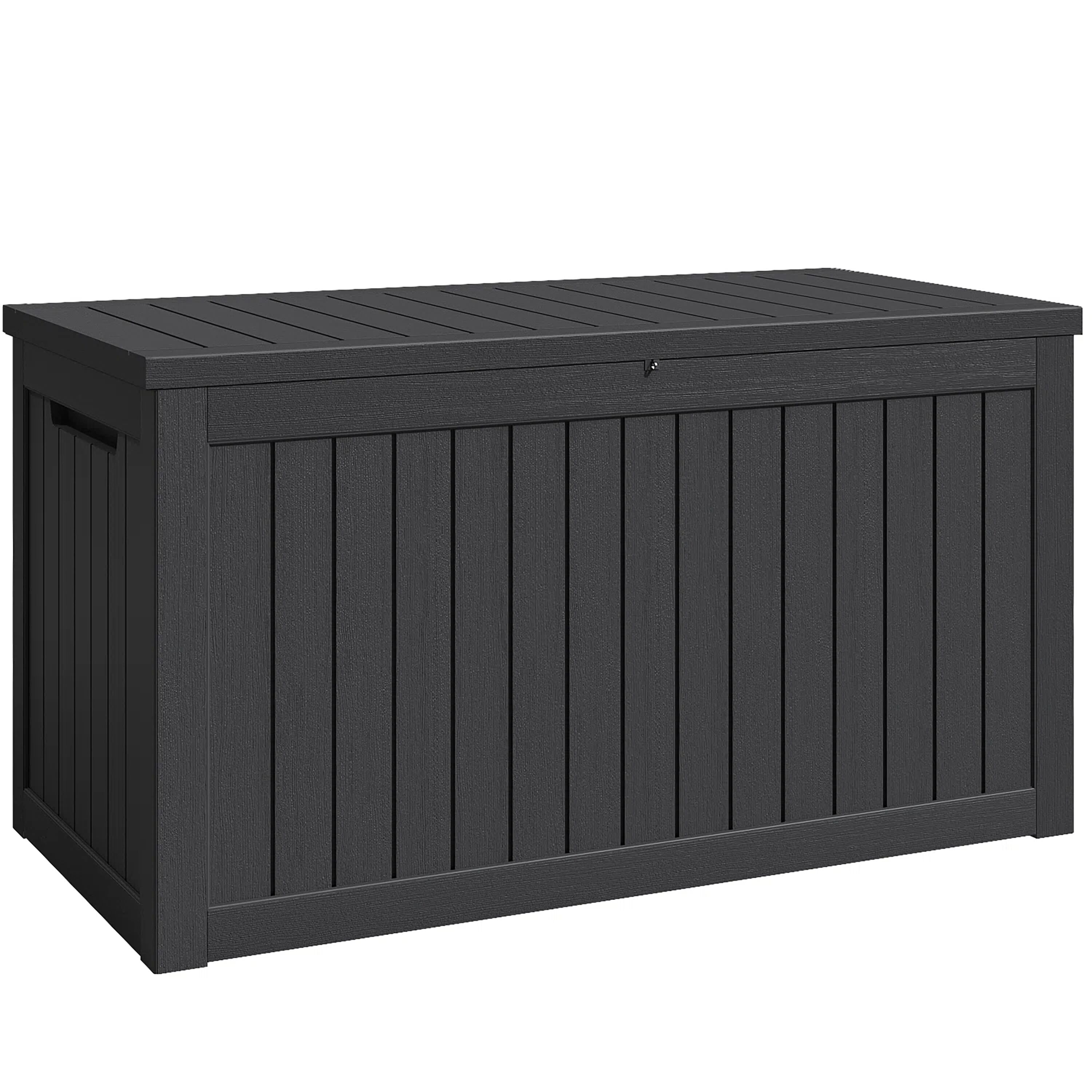 260 Gal Patio Resin Deck Box Waterproof Outdoor Storage Box