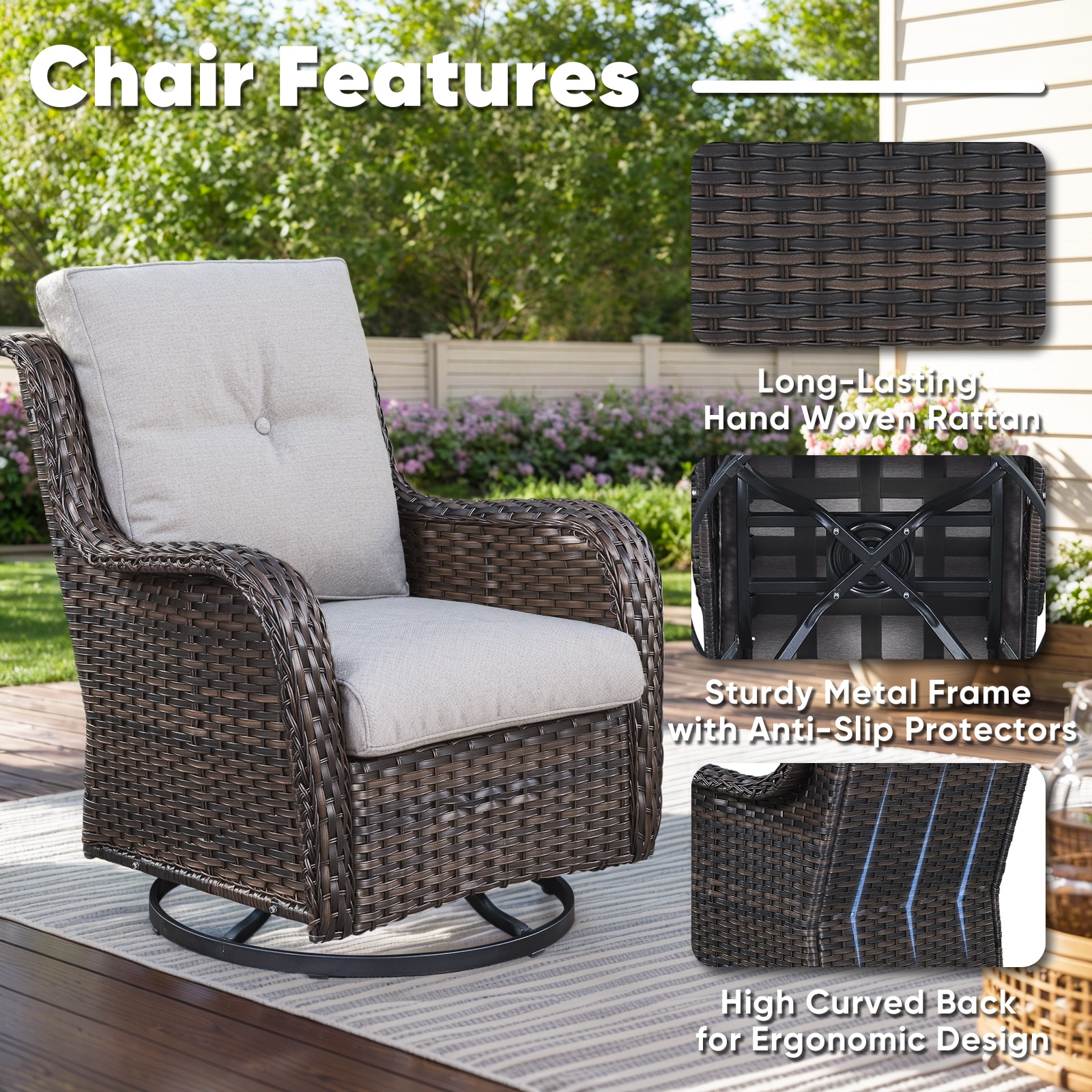 Jeehope PA013023098-2 Patio-Conversation-Sets - View #4