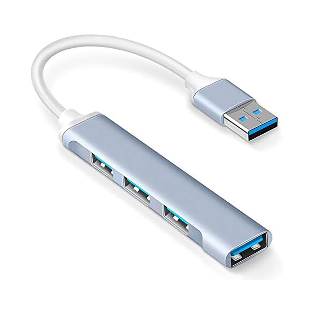 Etokfoks  USB 3 0 hub port splitter dongle multiport expander 4 port compact adapter for laptop PC and computer peripherals