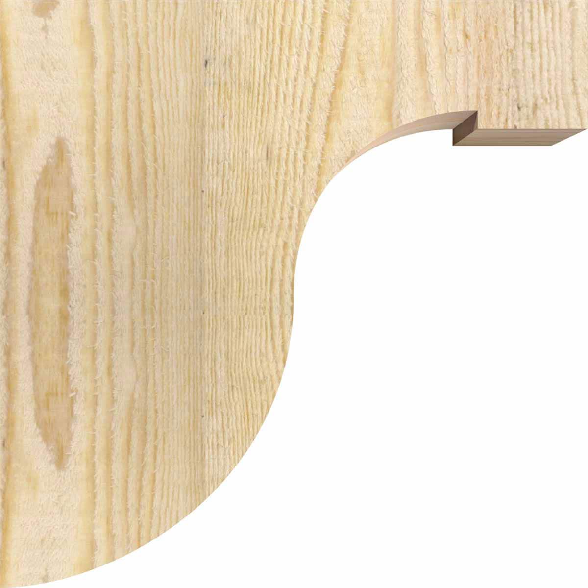 Ekena Millwork COR06X10X10DEL00RDF corbels - View #3