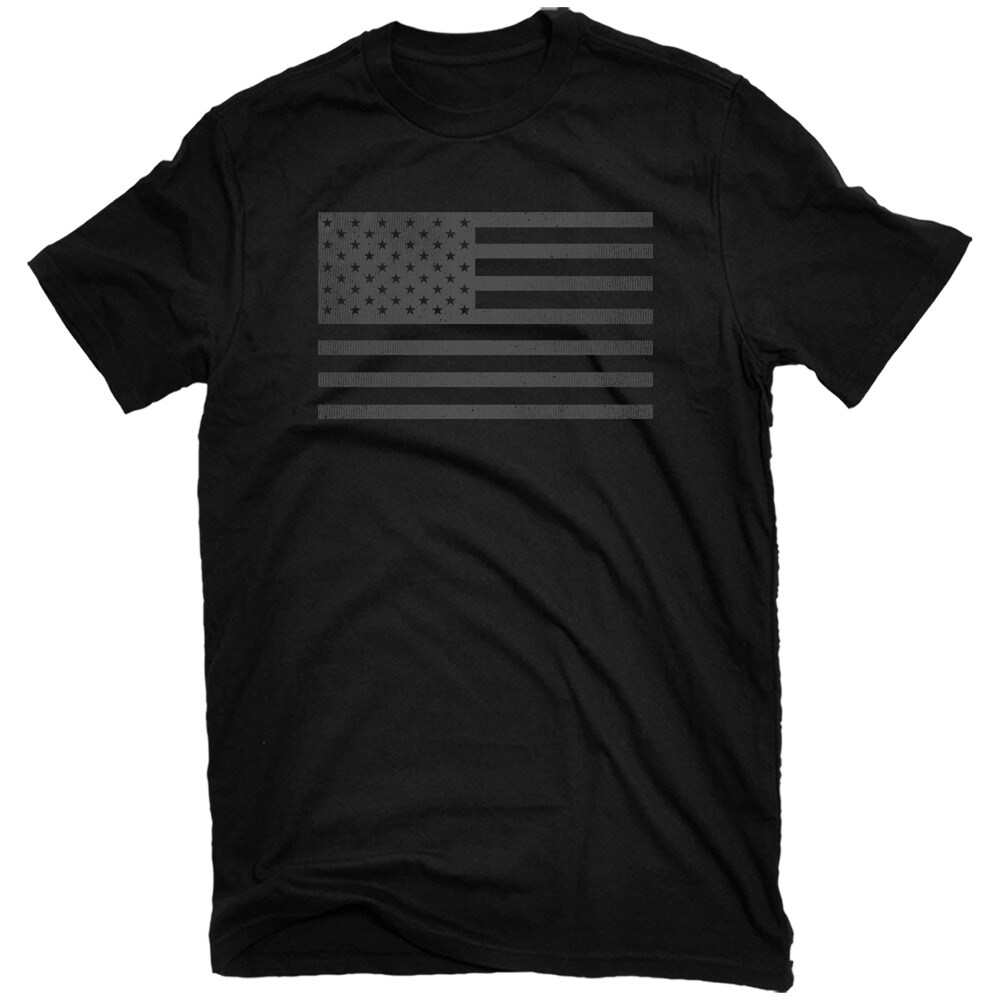 Men's Black Knit Short sleeve T-shirt ( X-large )