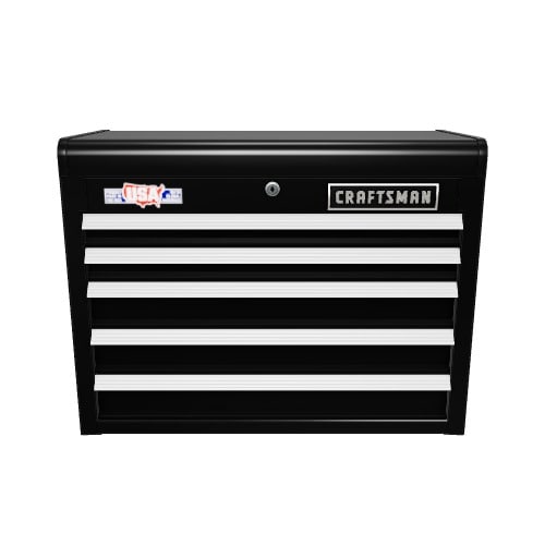 CRAFTSMAN 2000 Series 26-in W x 19.75-in H 5-Drawer Steel Tool Chest (Black) CRAFTSMAN 2000 Series 26-in W x 19.75-in H 5-Drawer Steel Tool Chest (Black)