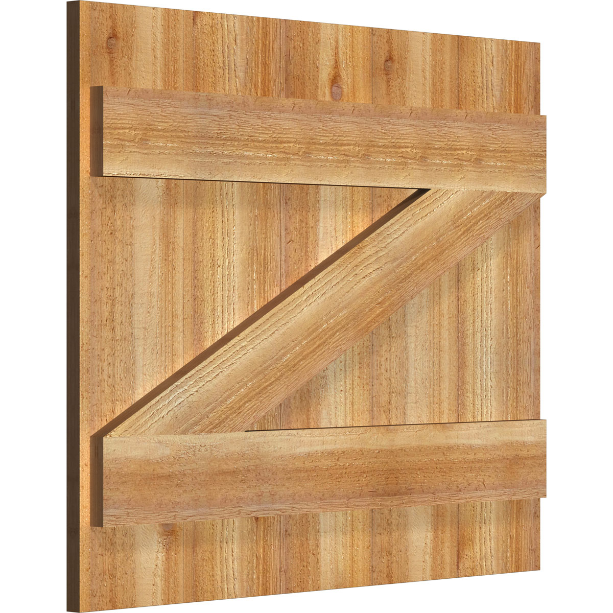 Ekena Millwork RBJ06Z26X023RWR Exterior-Shutters - View #2