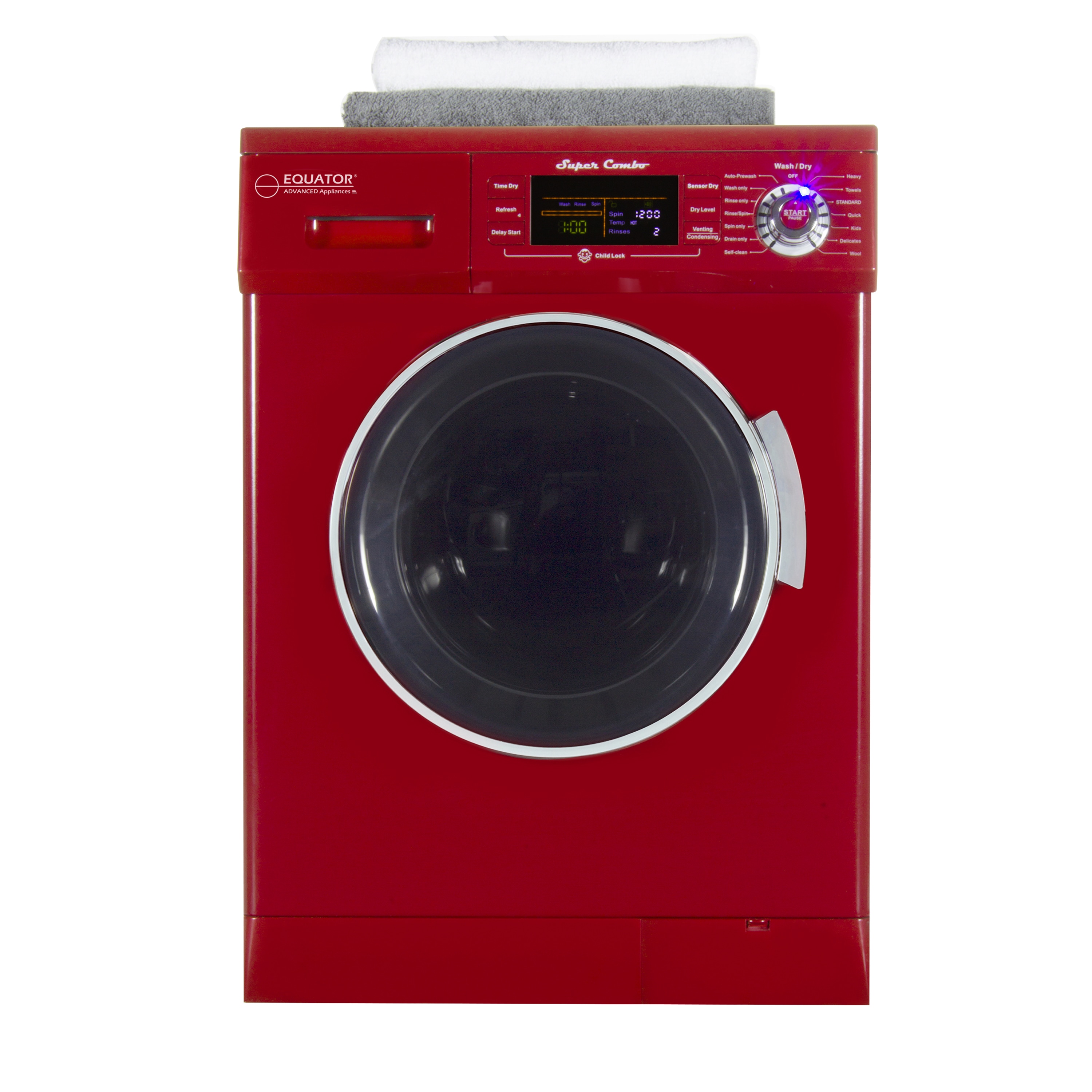 Equator Advanced Appliances EZ 4400 CV MERLOT Combination-Washers-Dryers - View #3