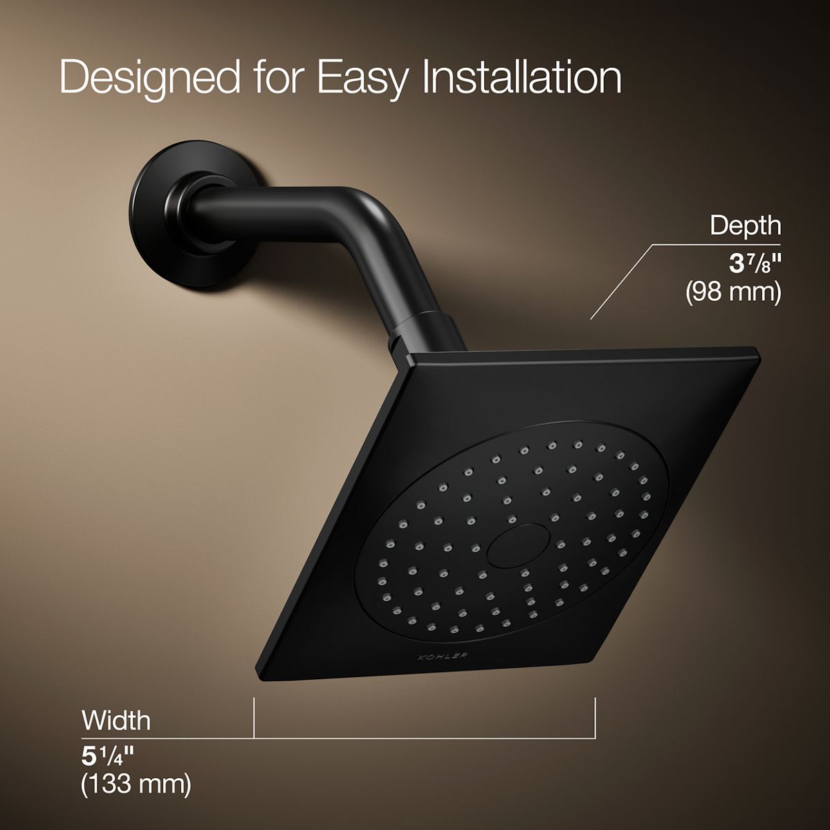 KOHLER K-14786-BL Fixed-Showerhead - View #3
