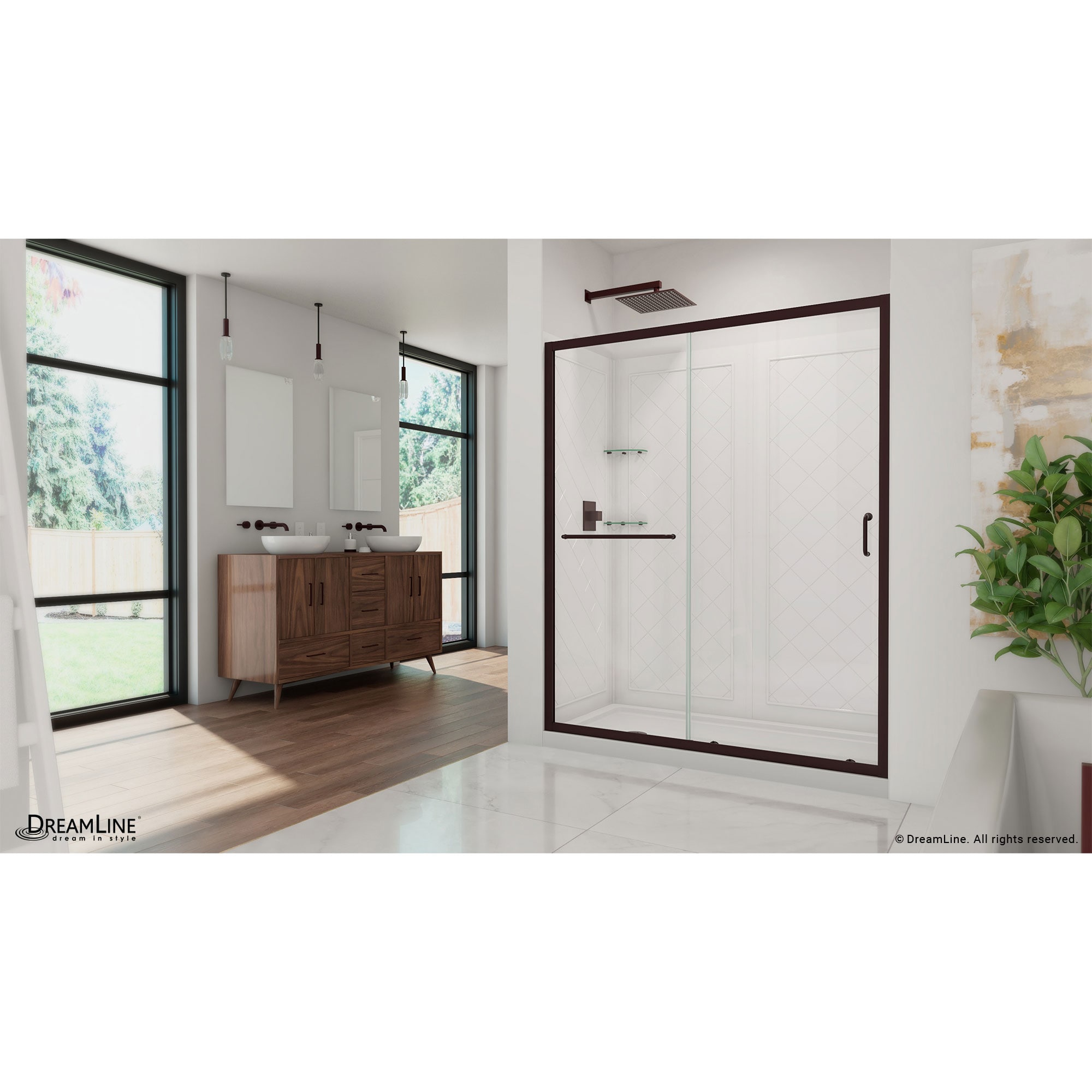 DreamLine DL-6116-CLL-06 Alcove-Shower-Kit - View #3