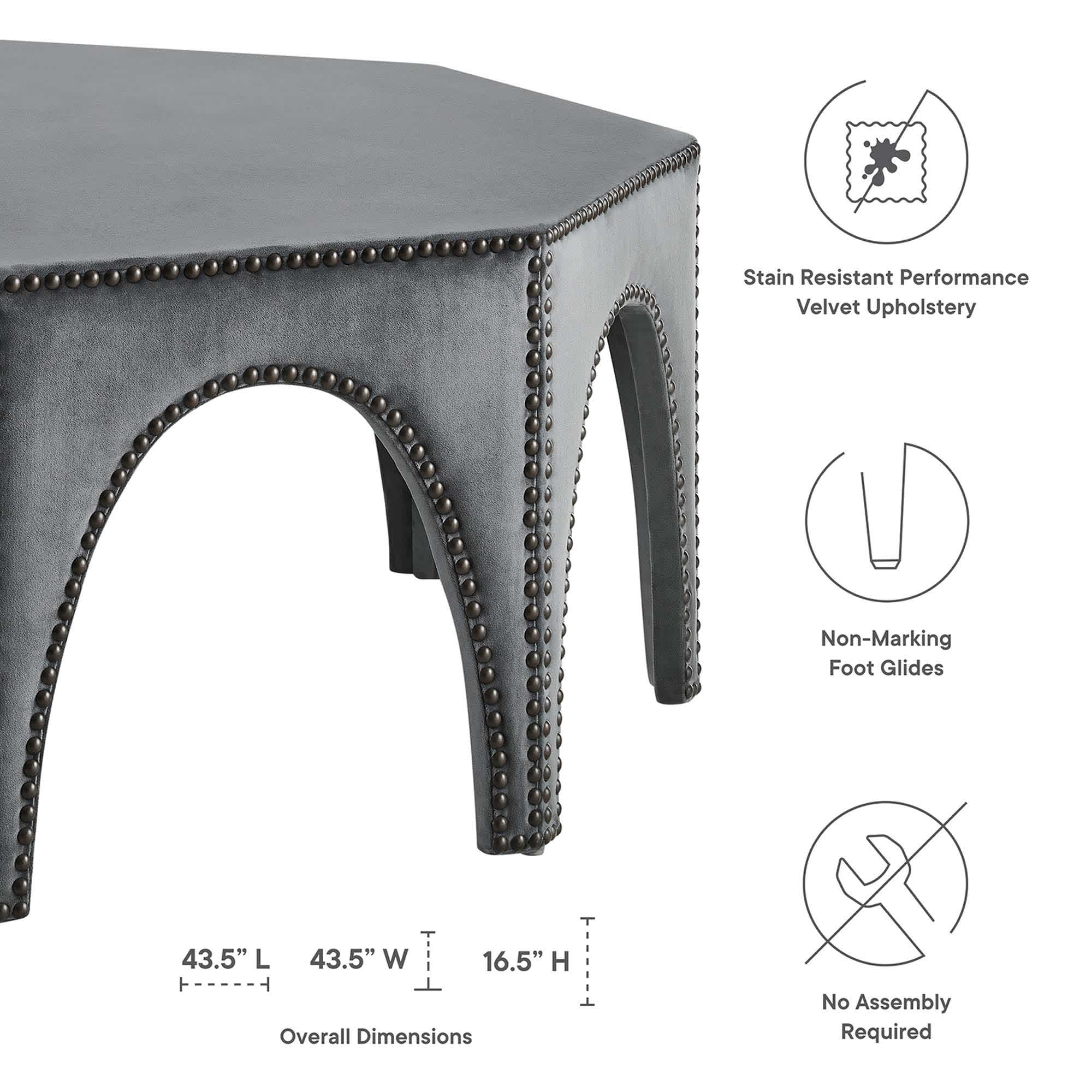 Modway EEI-5035-GRY Indoor-Ottomans - View #2