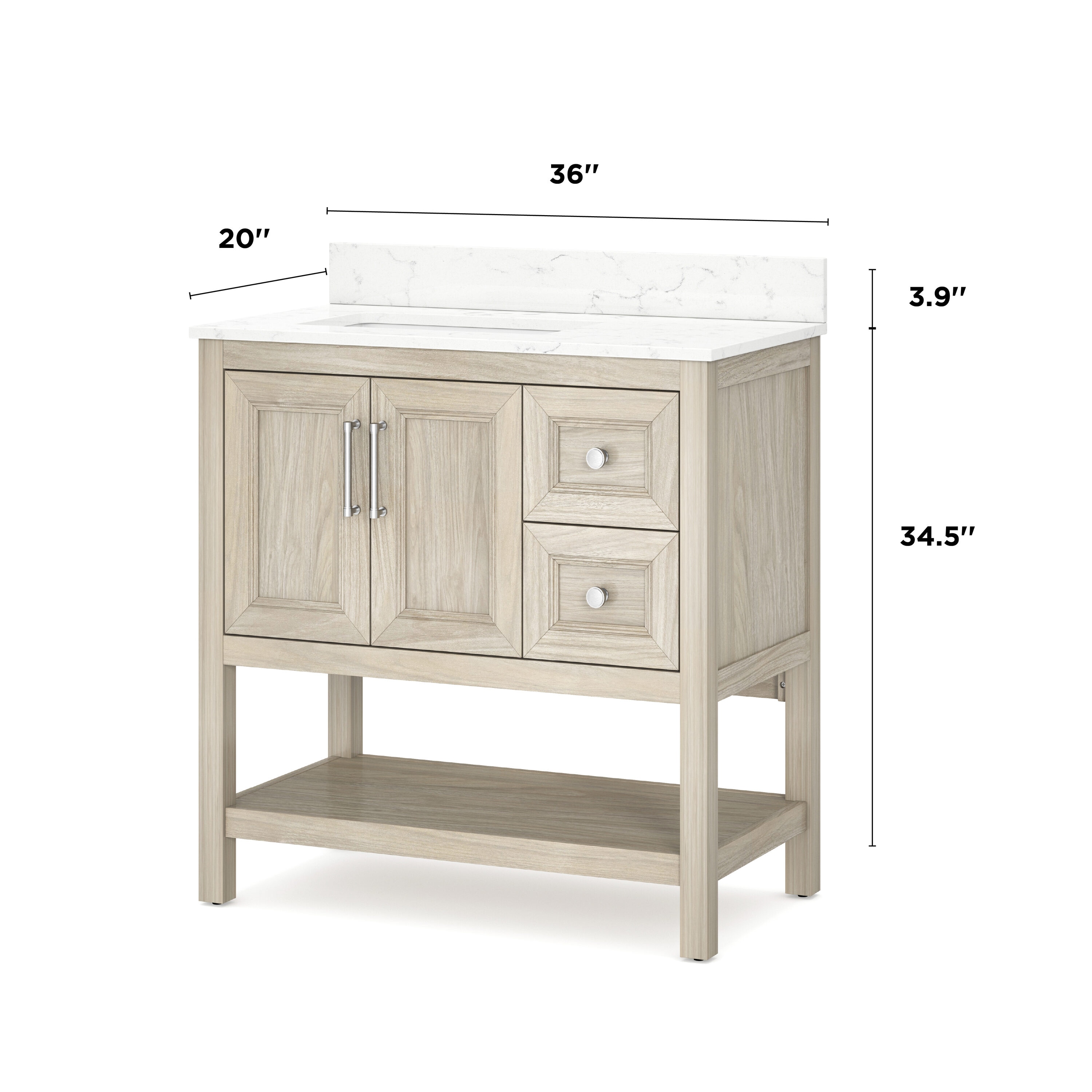 Style Selections LOWE36VLW Bath-Vanity-Combo - View #8