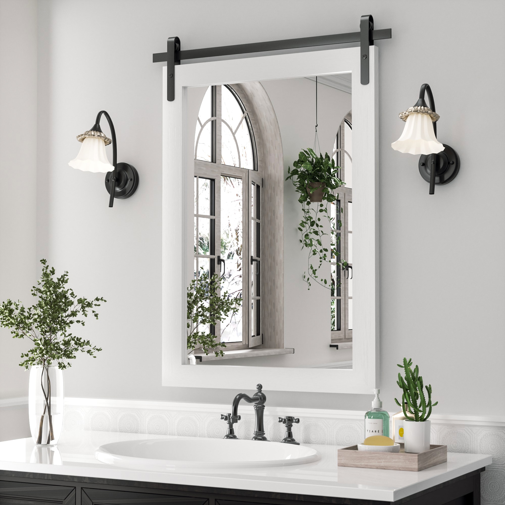 Clavie LS-22301-FRWH Decor-Mirrors - View #10