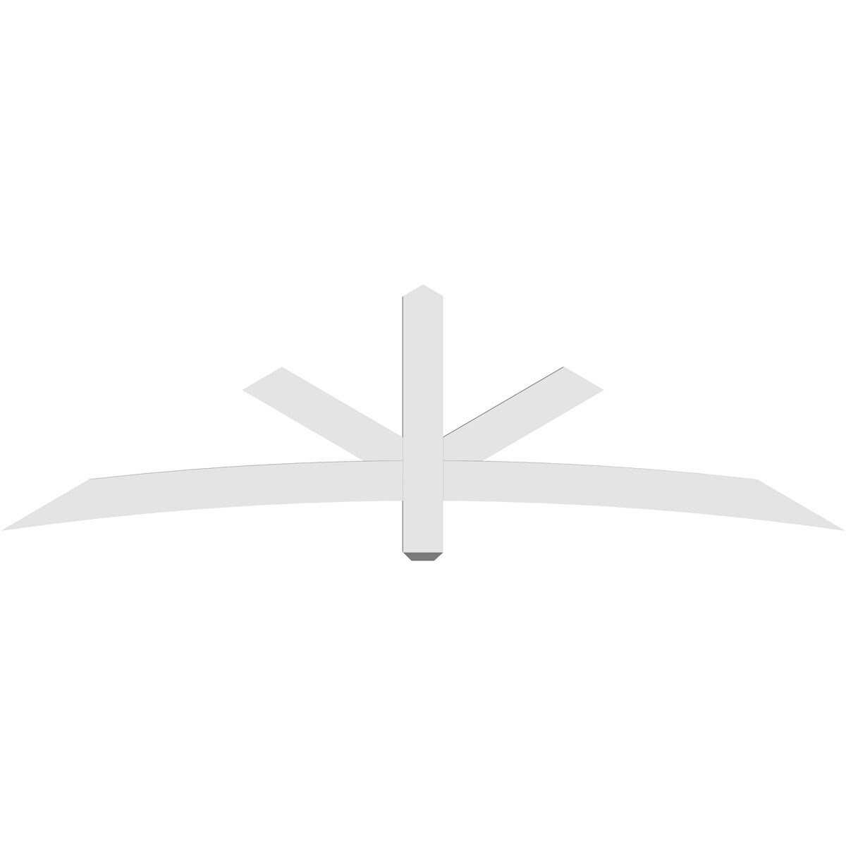 Ekena Millwork GBP084X25X0204ALB00 Exterior-Brackets-Braces - View #4