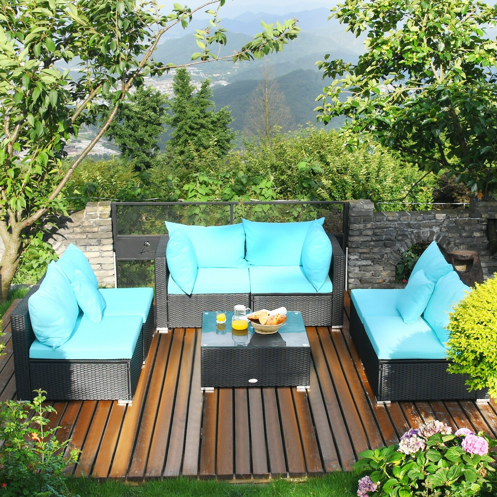Forclover CBE-7PS0010BE Patio-Conversation-Sets - View #3