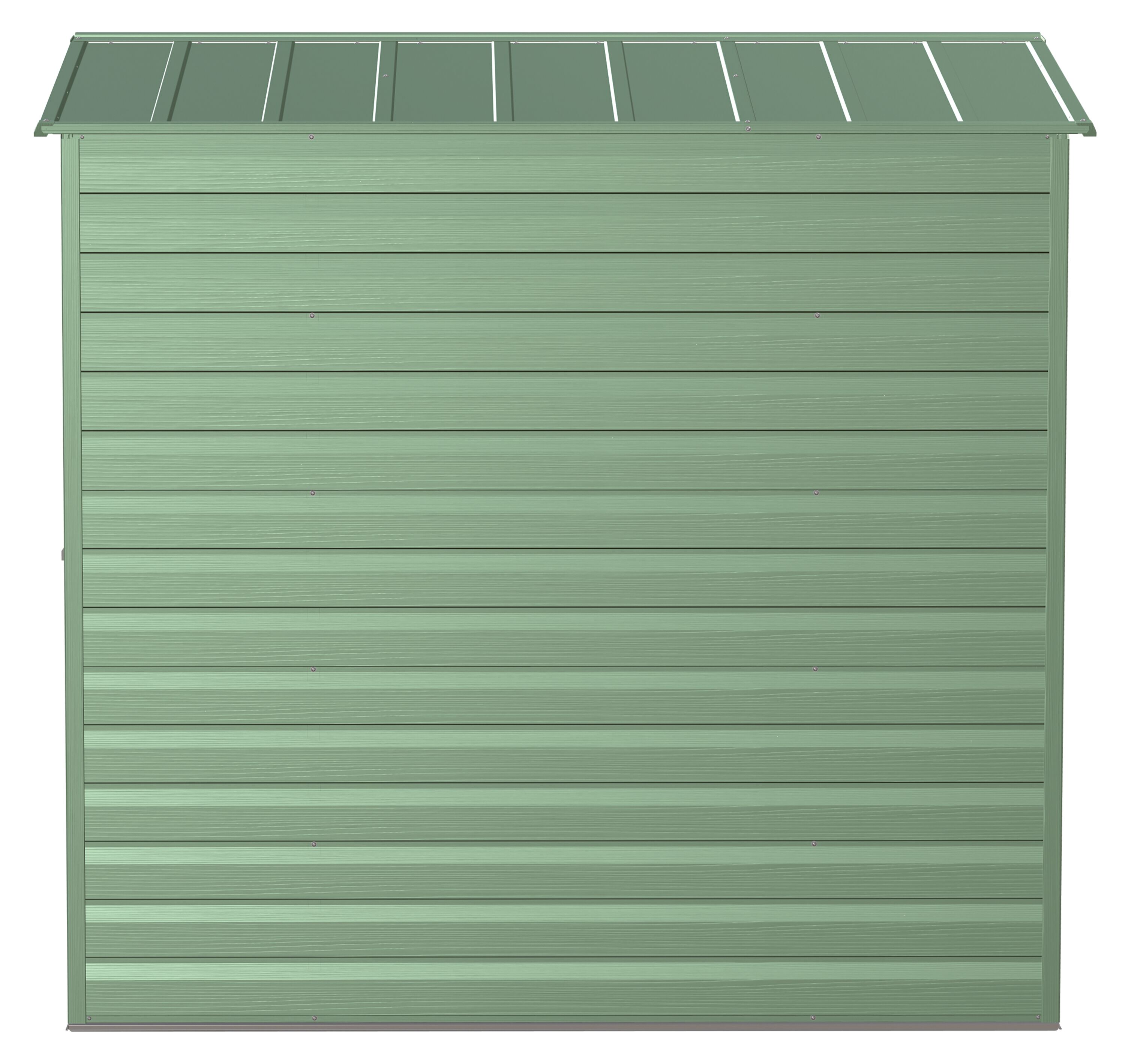 6 ft. x 7 ft. Sage Green Galvanized Steel Storage Shed