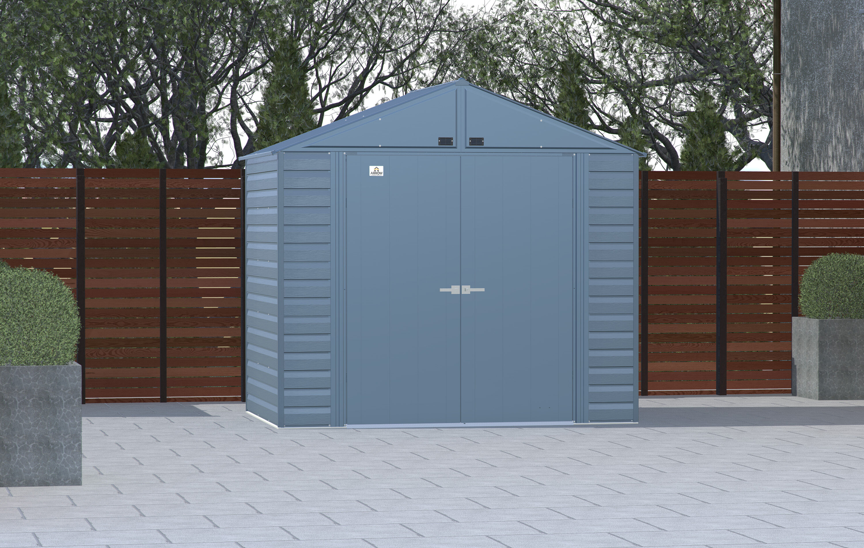 Arrow SCG86BG 8-ft x 6-ft Select Galvanized steel Storage Shed