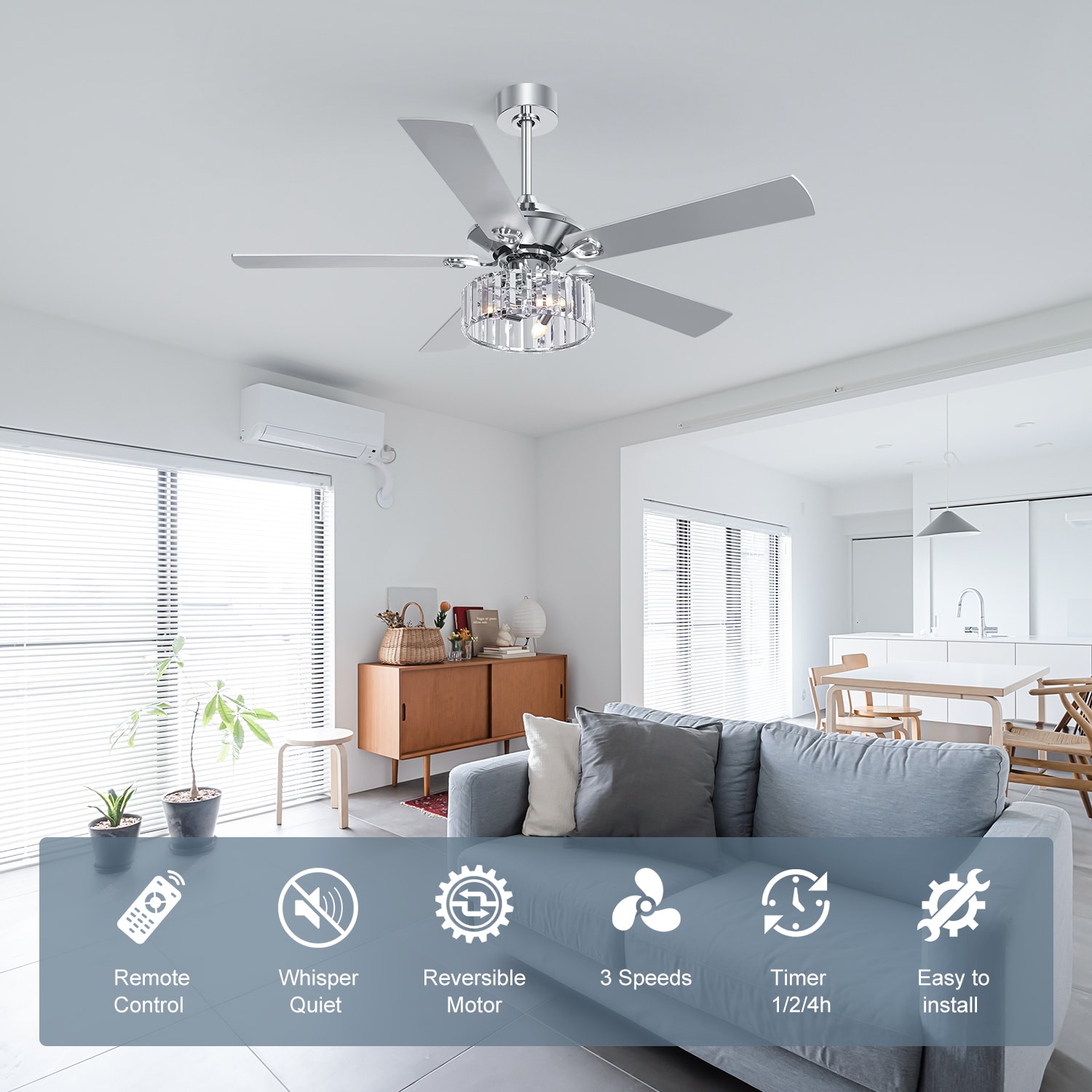 Breezary 24003-CH Ceiling-Fans - View #11