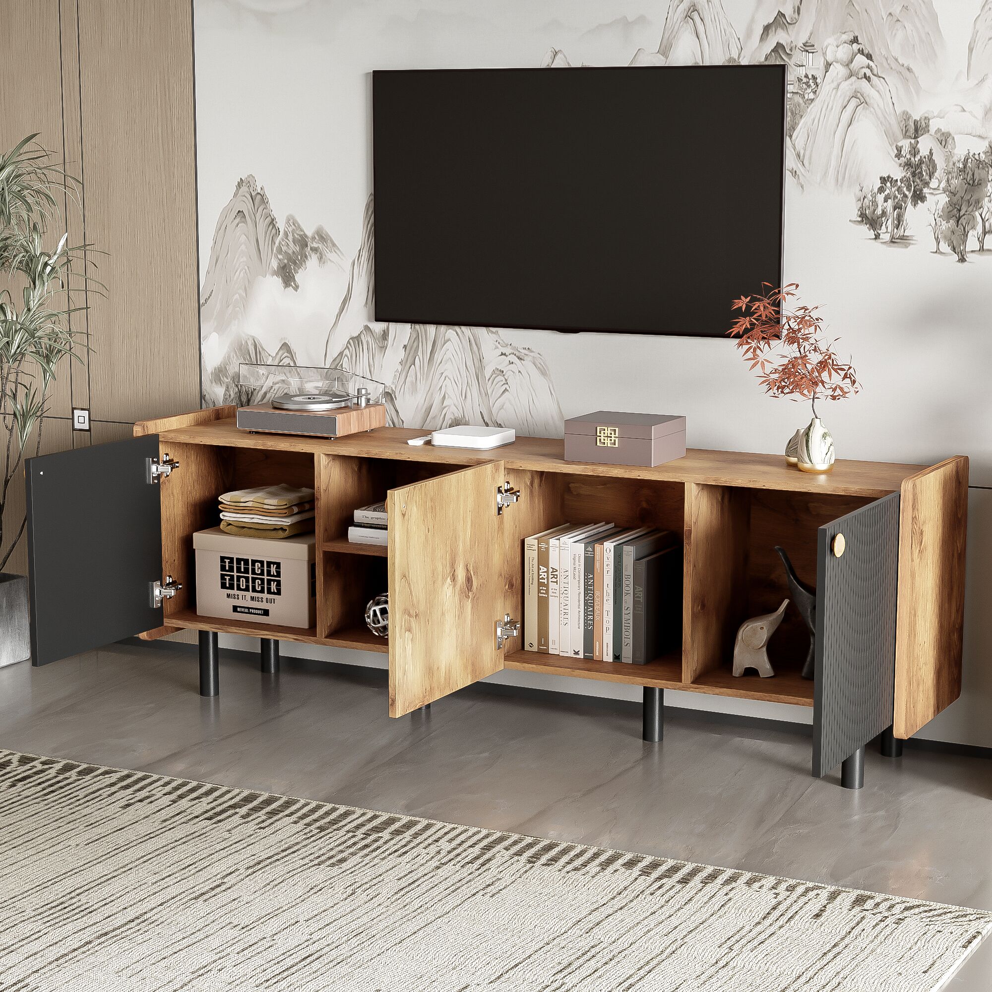 JIMSMAISON JMMRSTS27BRO Tv-Stands - View #2