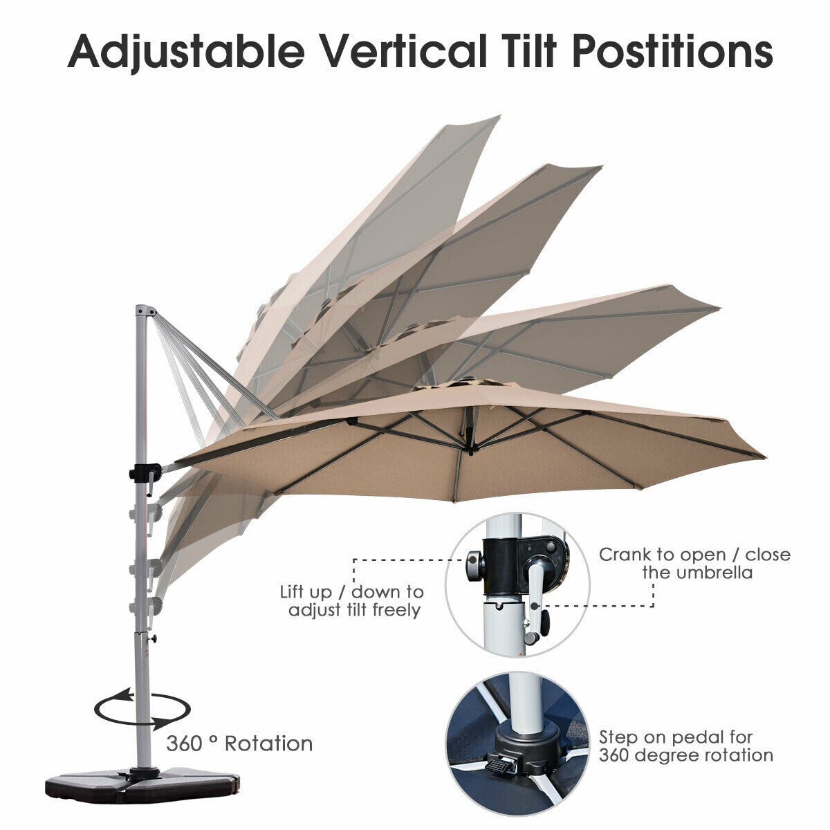 Clihome CWCH-OP70234TN Umbrellas-2 - View #5