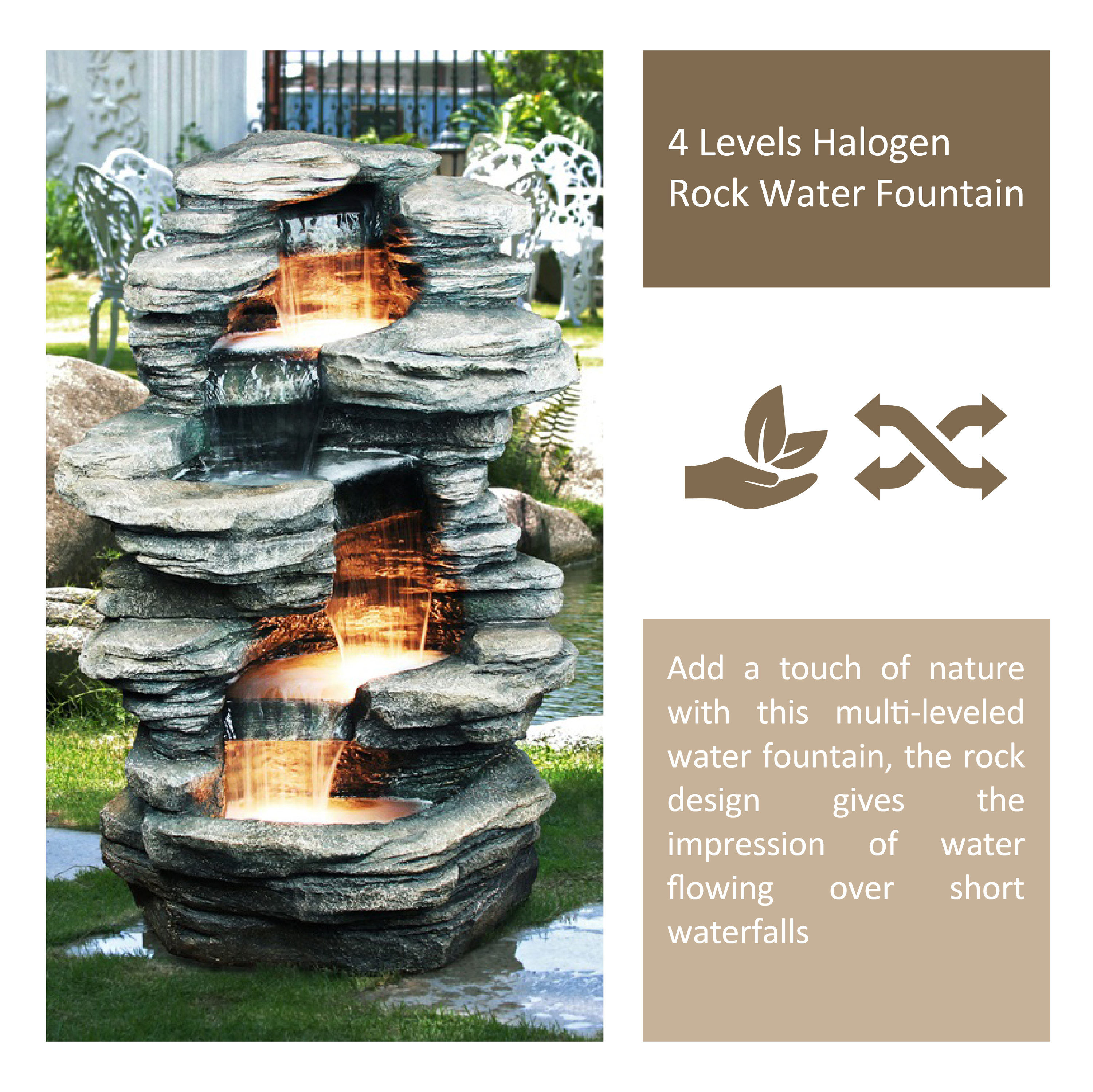 Hi-Line Gift 79378 fountains - View #3
