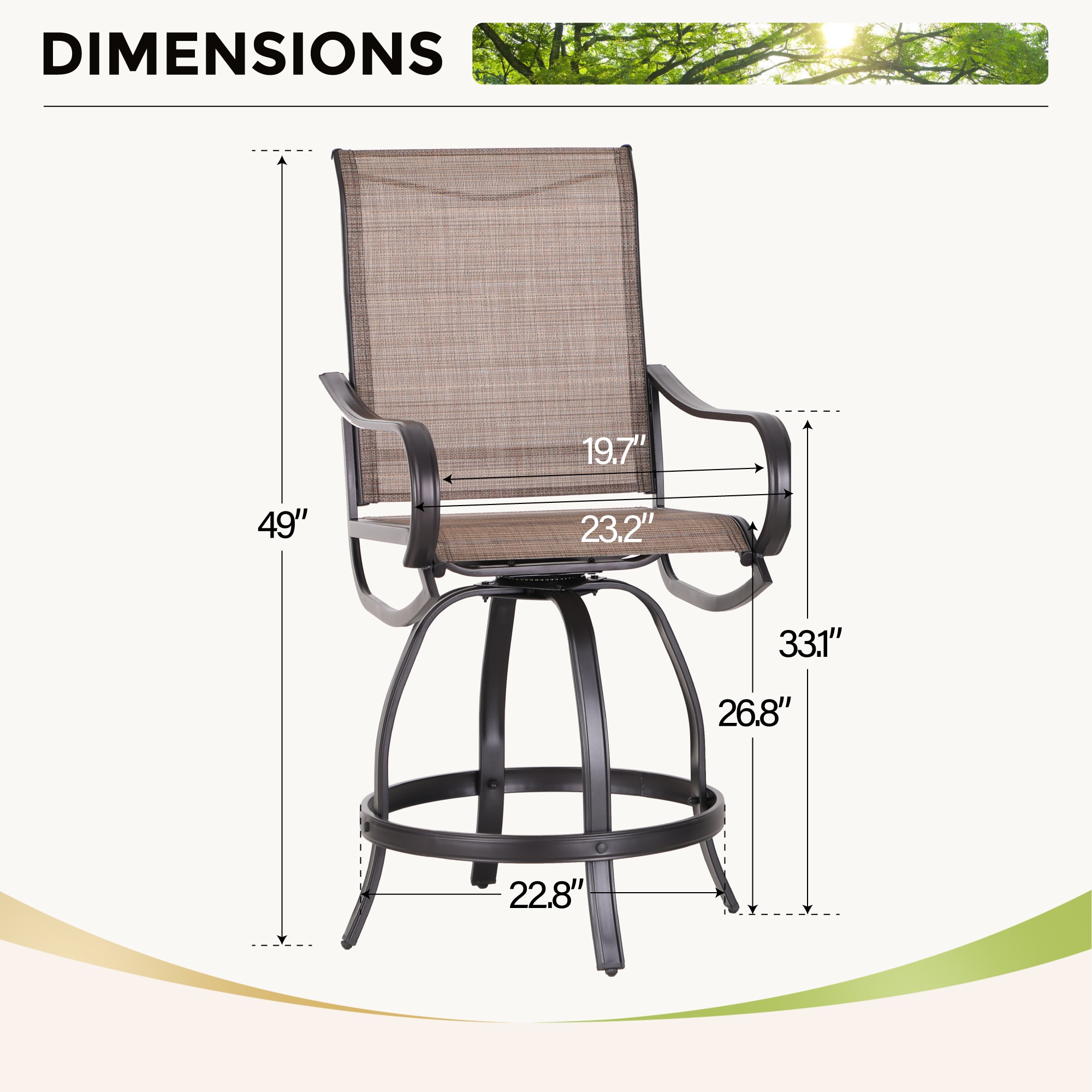Sunshine Valley 2-E02GF138 Patio-Chairs - View #8