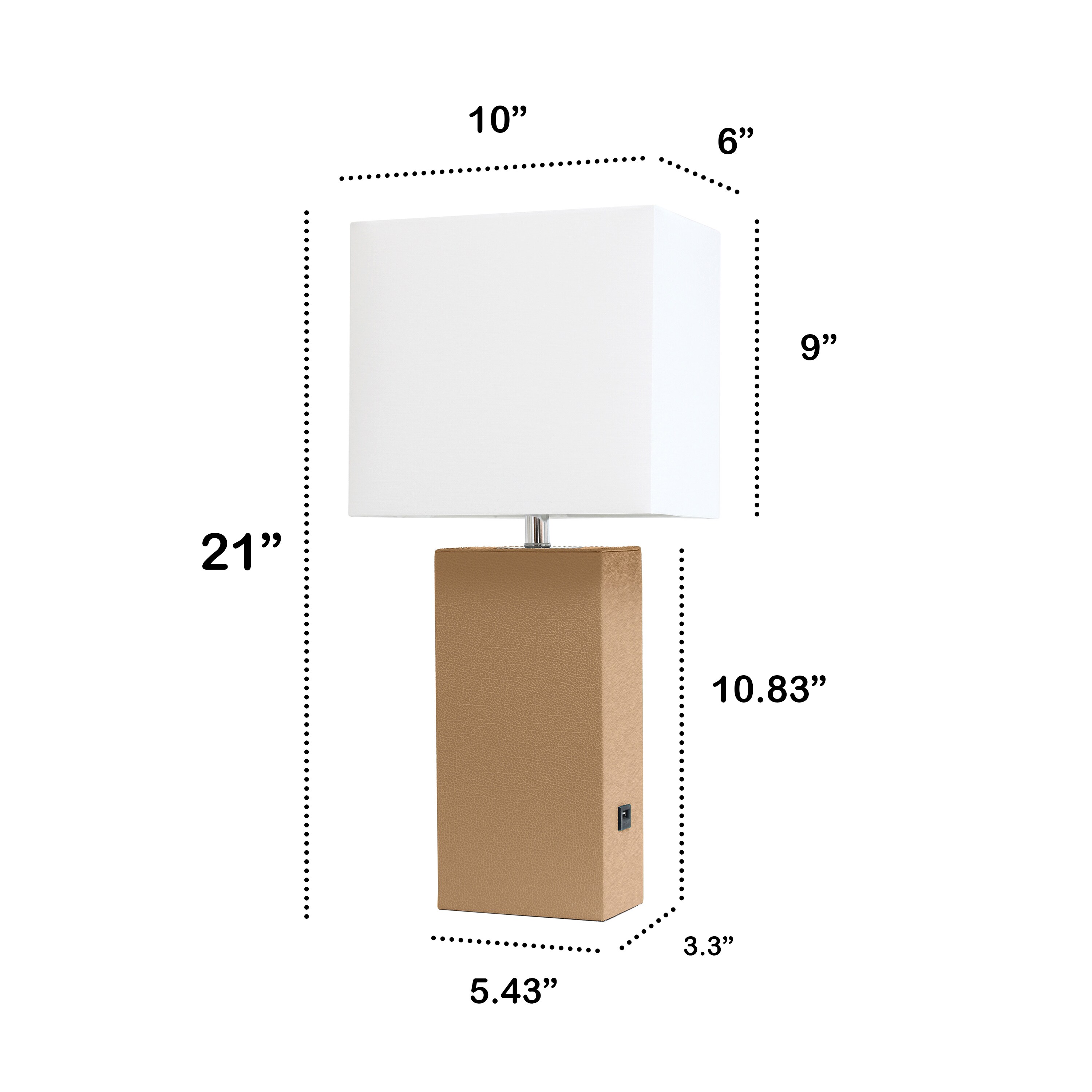Lalia Home LHT-3012-BG-LB Table-Lamps - View #3
