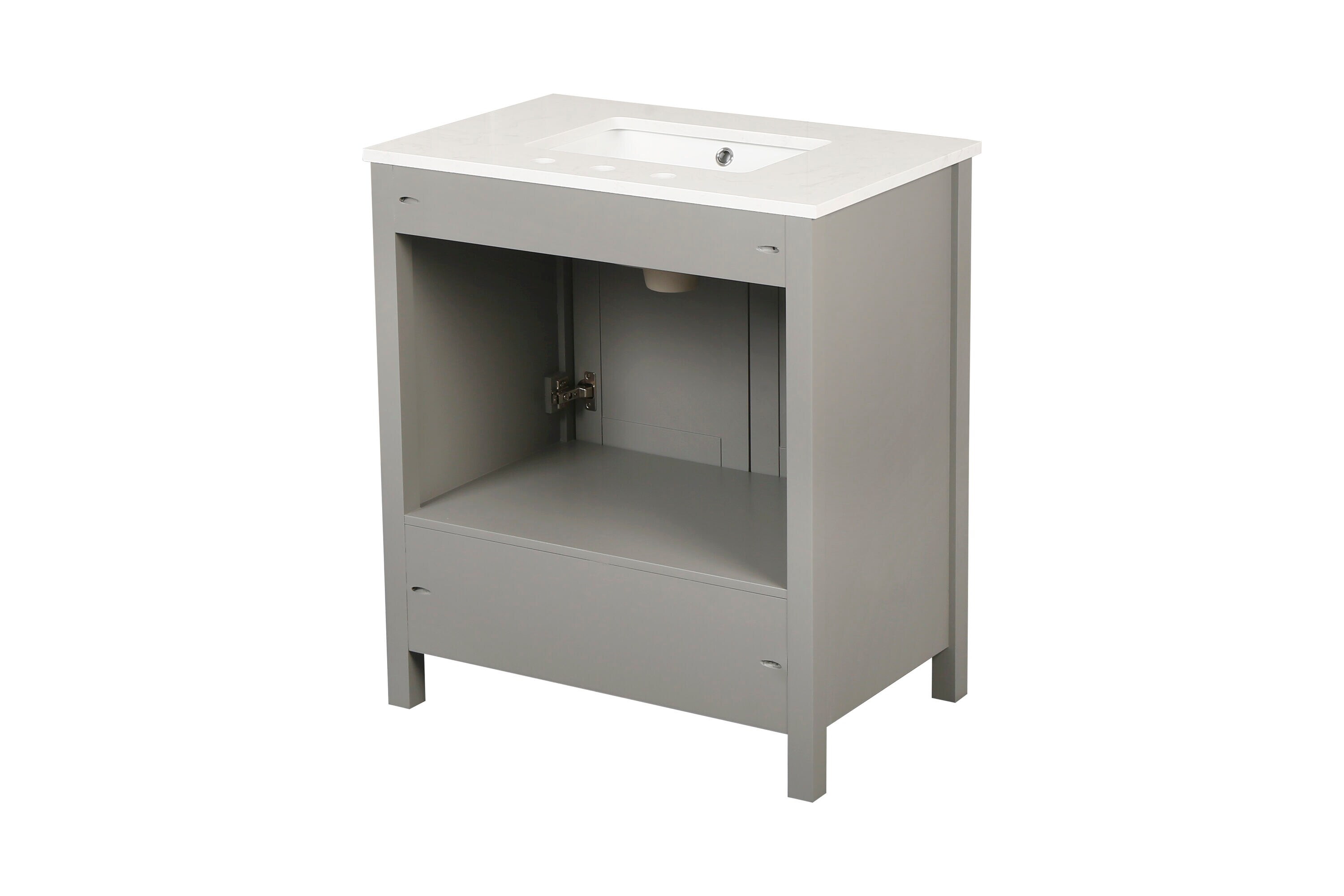 WELLFOR ABH-TGR30 Bath-Vanity-Combo - View #4