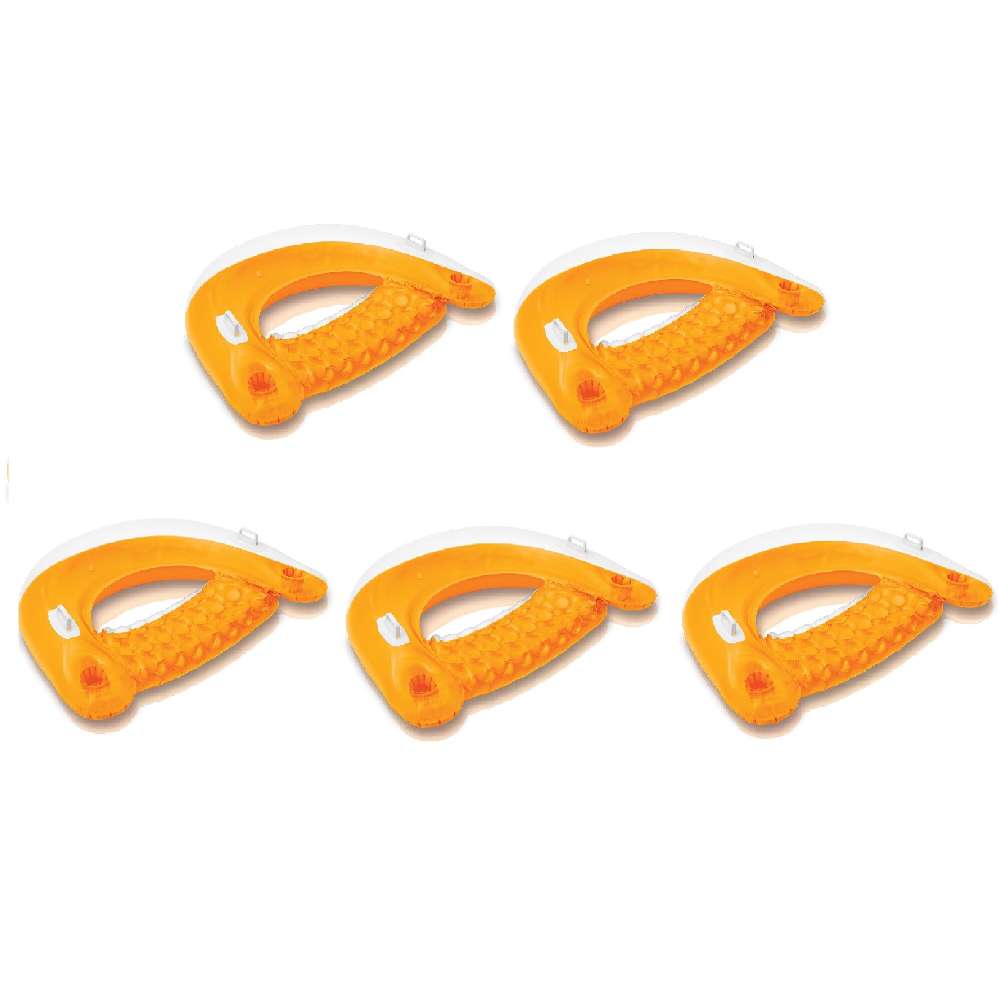 Intex 175767 60-Inches x Multicolor Inflatable lounger 5 -Pack