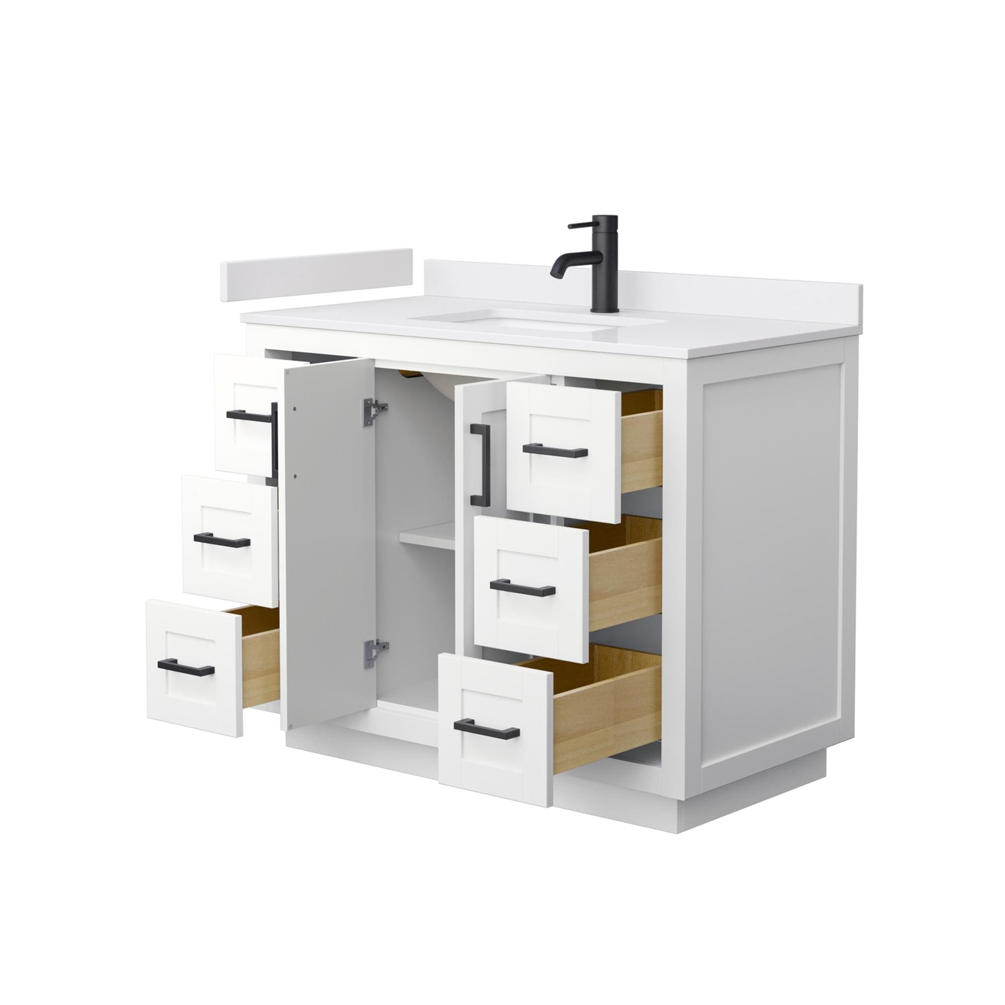 Wyndham Collection WCF292942SWBWCUNSMXX Bath-Vanity-Combo - View #3
