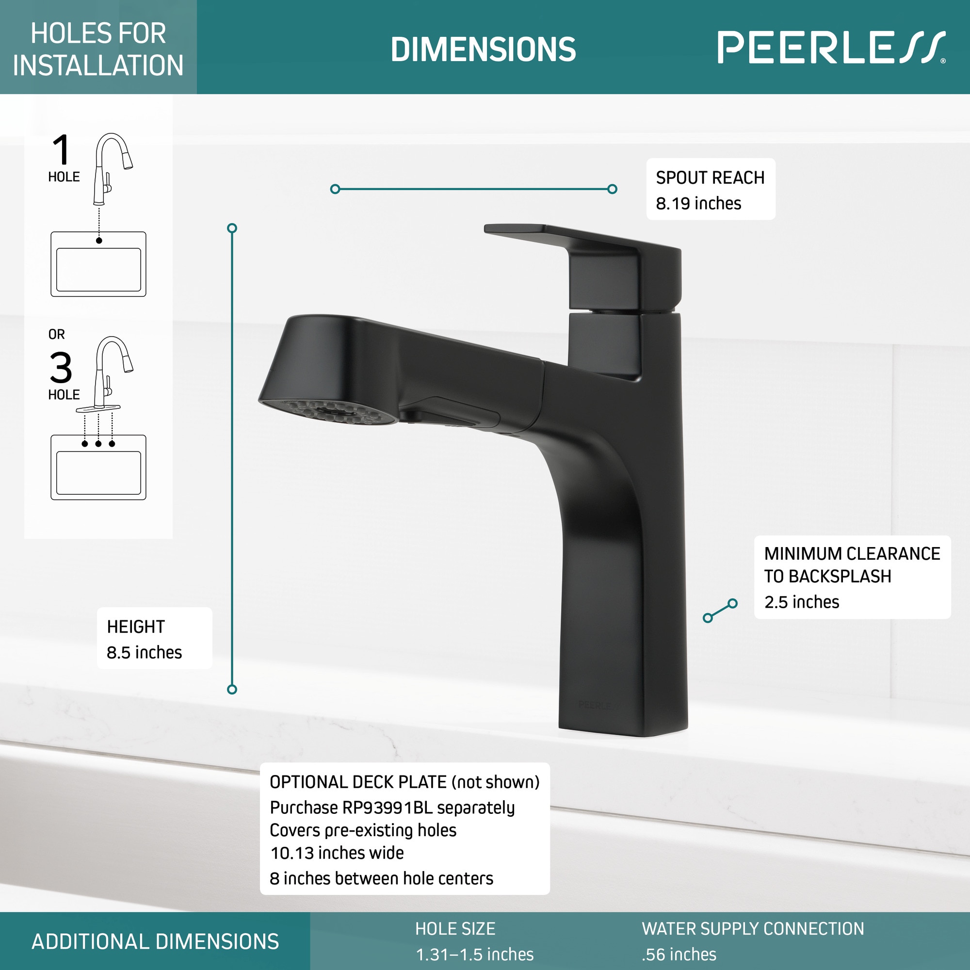 Peerless P6919LF-BL Kitchen-Faucets - View #4