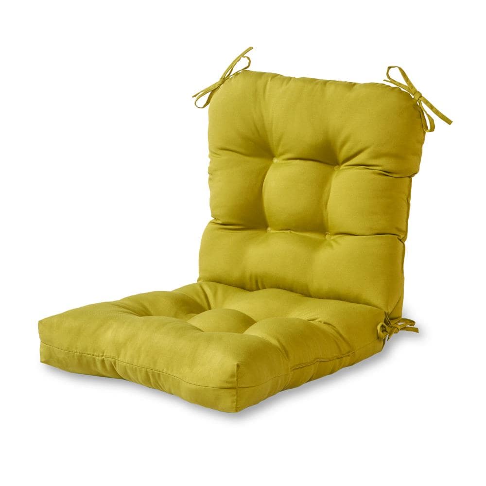 Greendale Home Fashions OC5815-KIWI 21-in x 21-in Kiwi Patio chair cushion