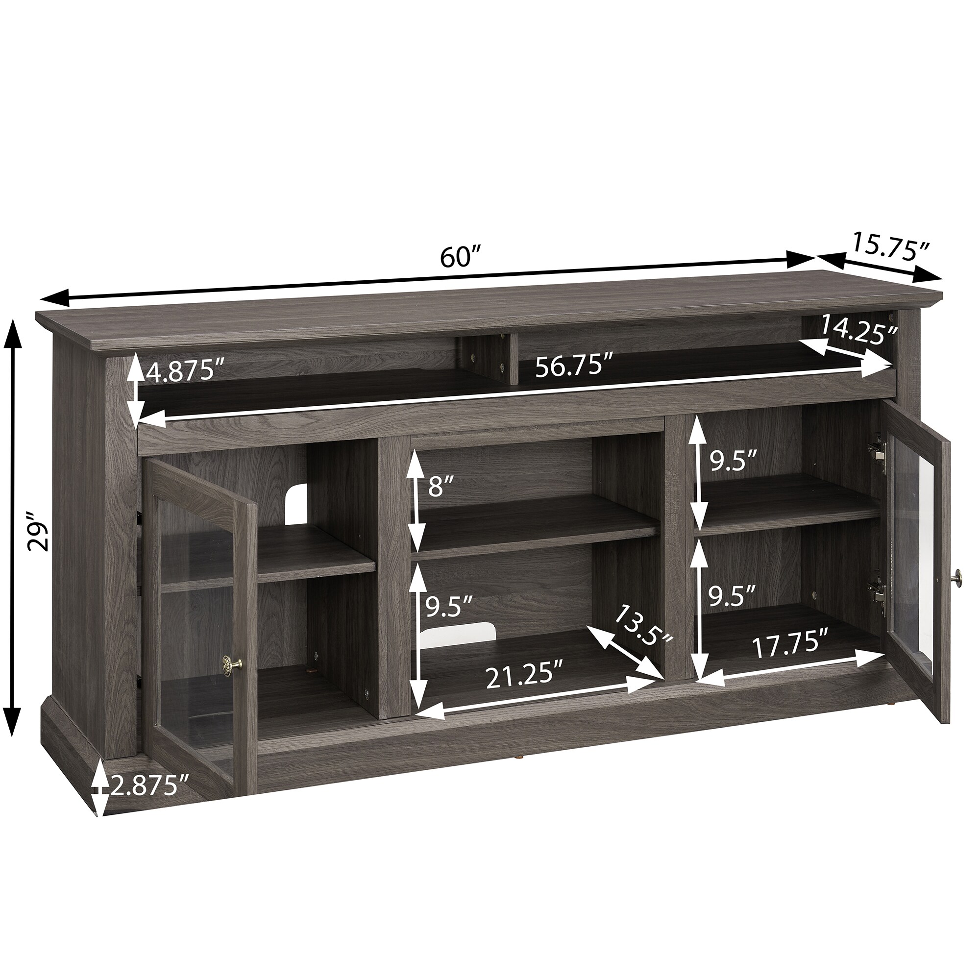 SINOFURN SYC500005GY Electric-Fireplaces - View #4