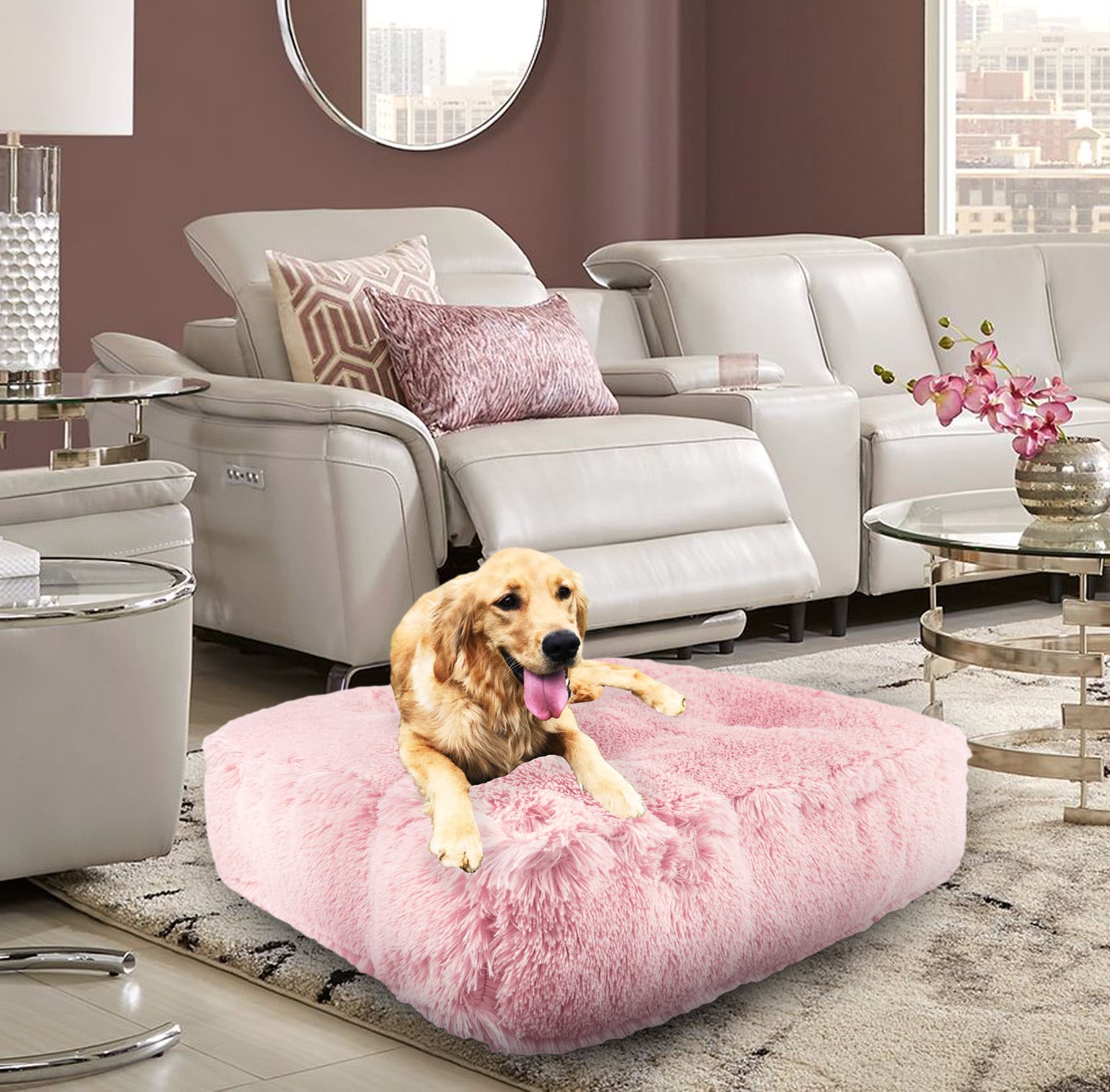 Bessie and Barnie RECT-BBGM-XL Pet-Beds - View #3