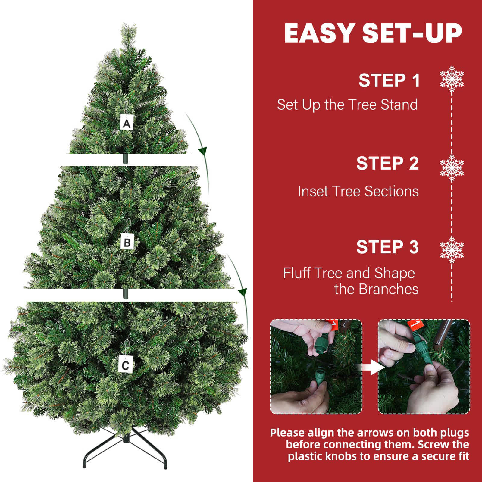 vivatrees CTA-4026 Artificial-Christmas-Trees - View #2