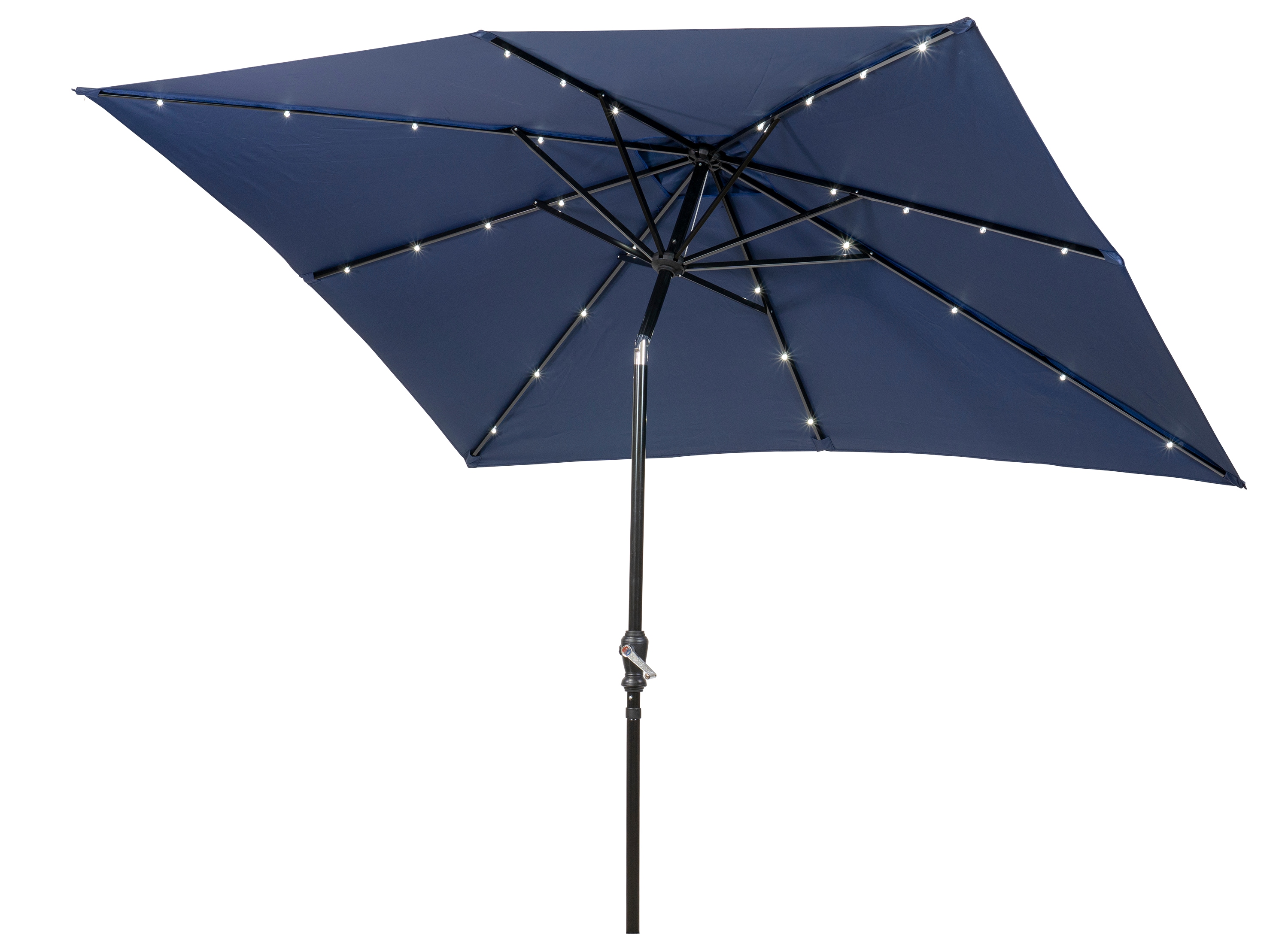 mina perhonen/sora check/umbrella/navy-