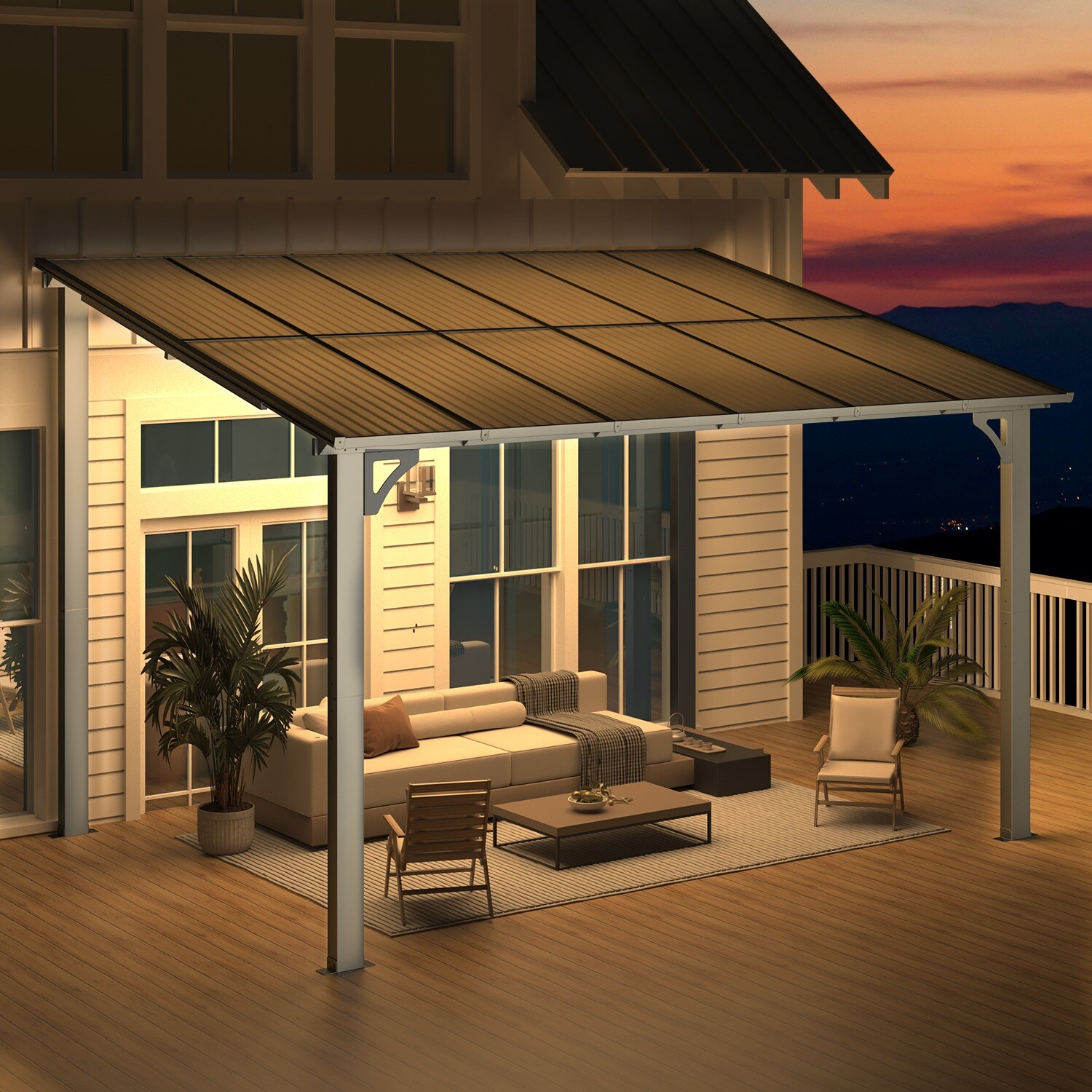 AECOJOY 16407BK-LS01 Wood-Resin-Gazebos - View #6